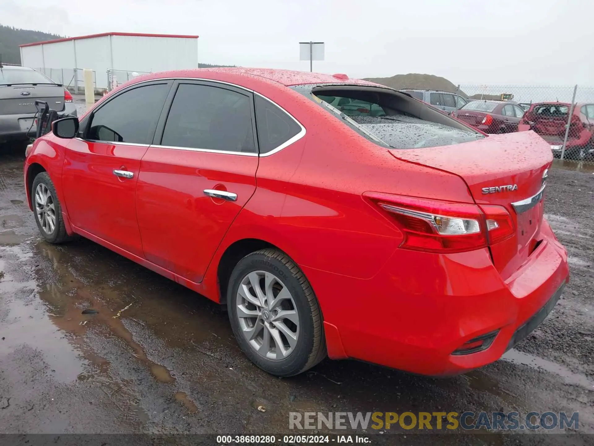 3 fotografías del automóvil dañado 3N1AB7AP0KL609147 NISSAN SENTRA 2019