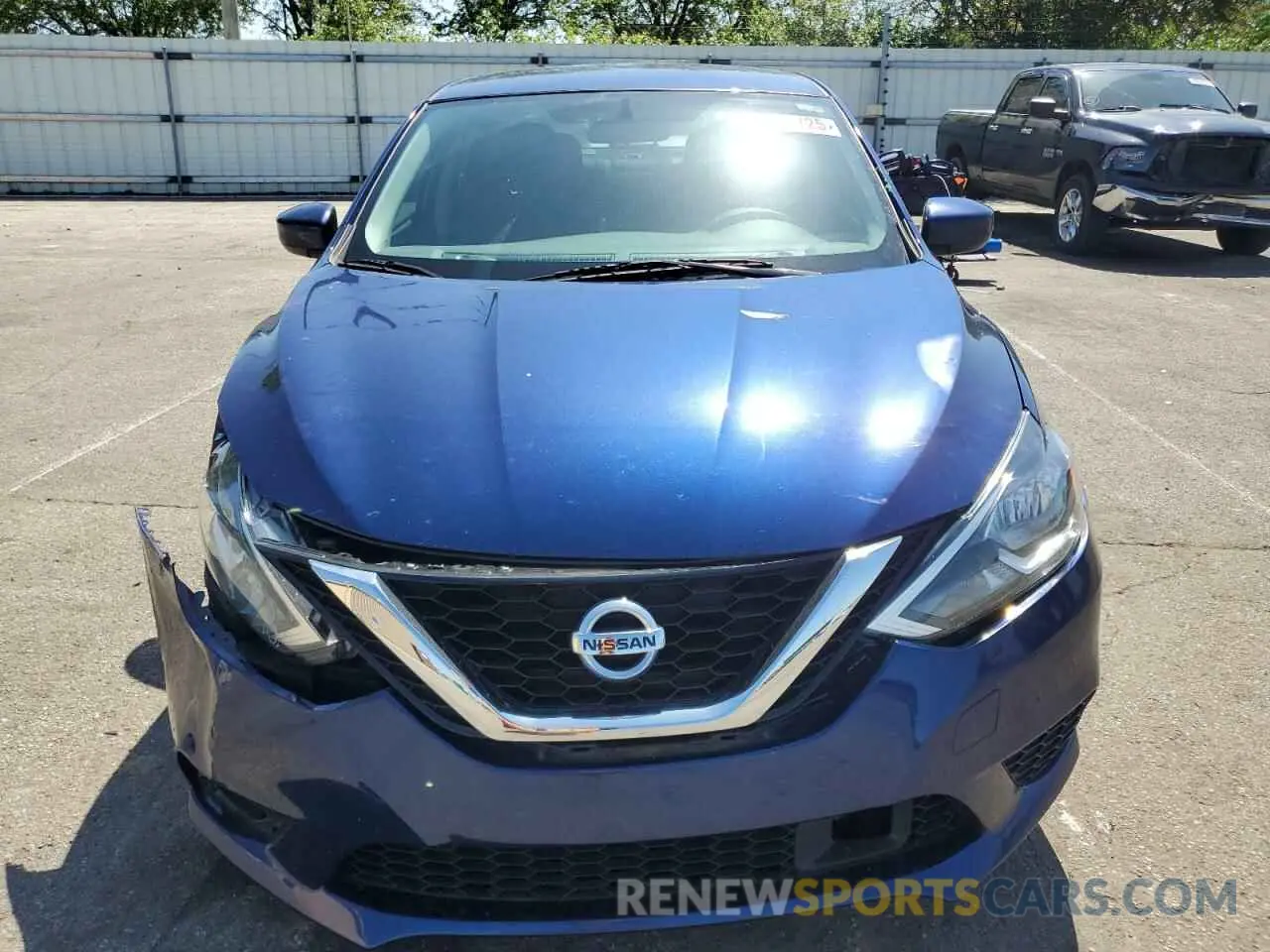 5 fotografías del automóvil dañado 3N1AB7AP0KY211018 NISSAN SENTRA 2019