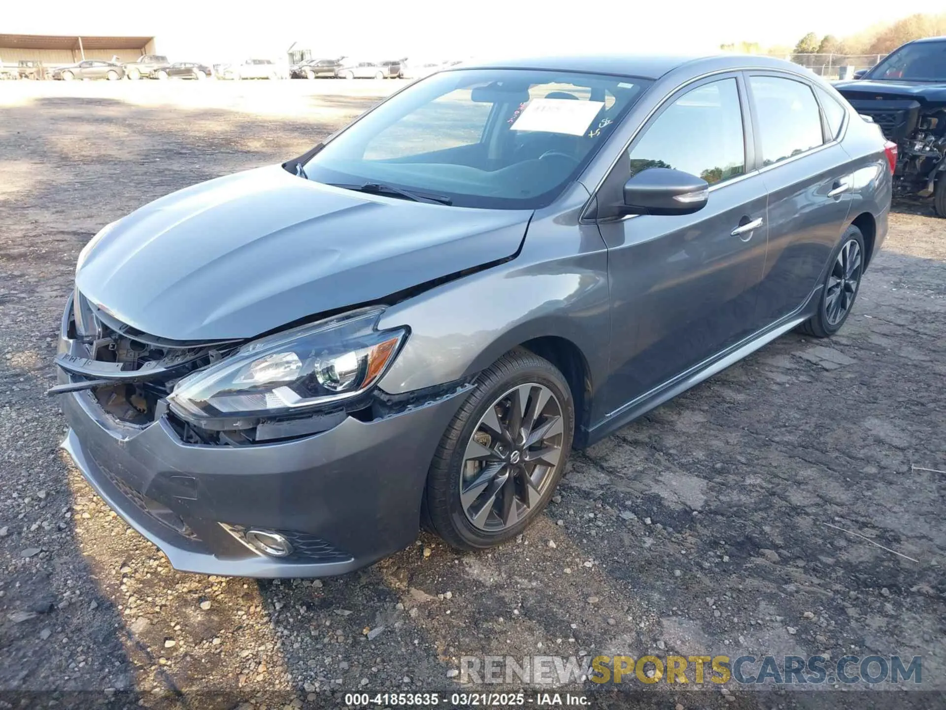 2 fotografías del automóvil dañado 3N1AB7AP0KY222701 NISSAN SENTRA 2019