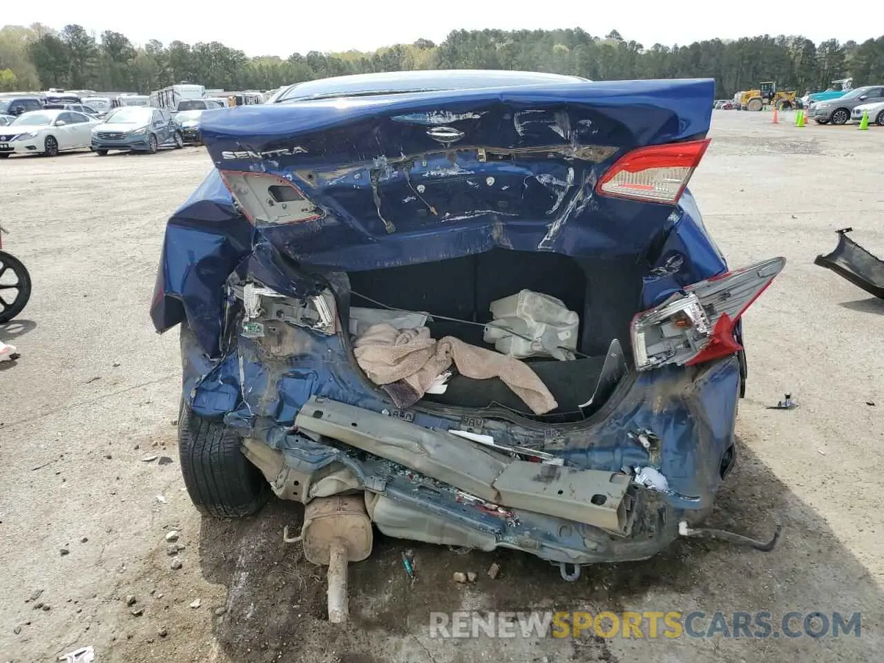 6 fotografías del automóvil dañado 3N1AB7AP0KY223475 NISSAN SENTRA 2019