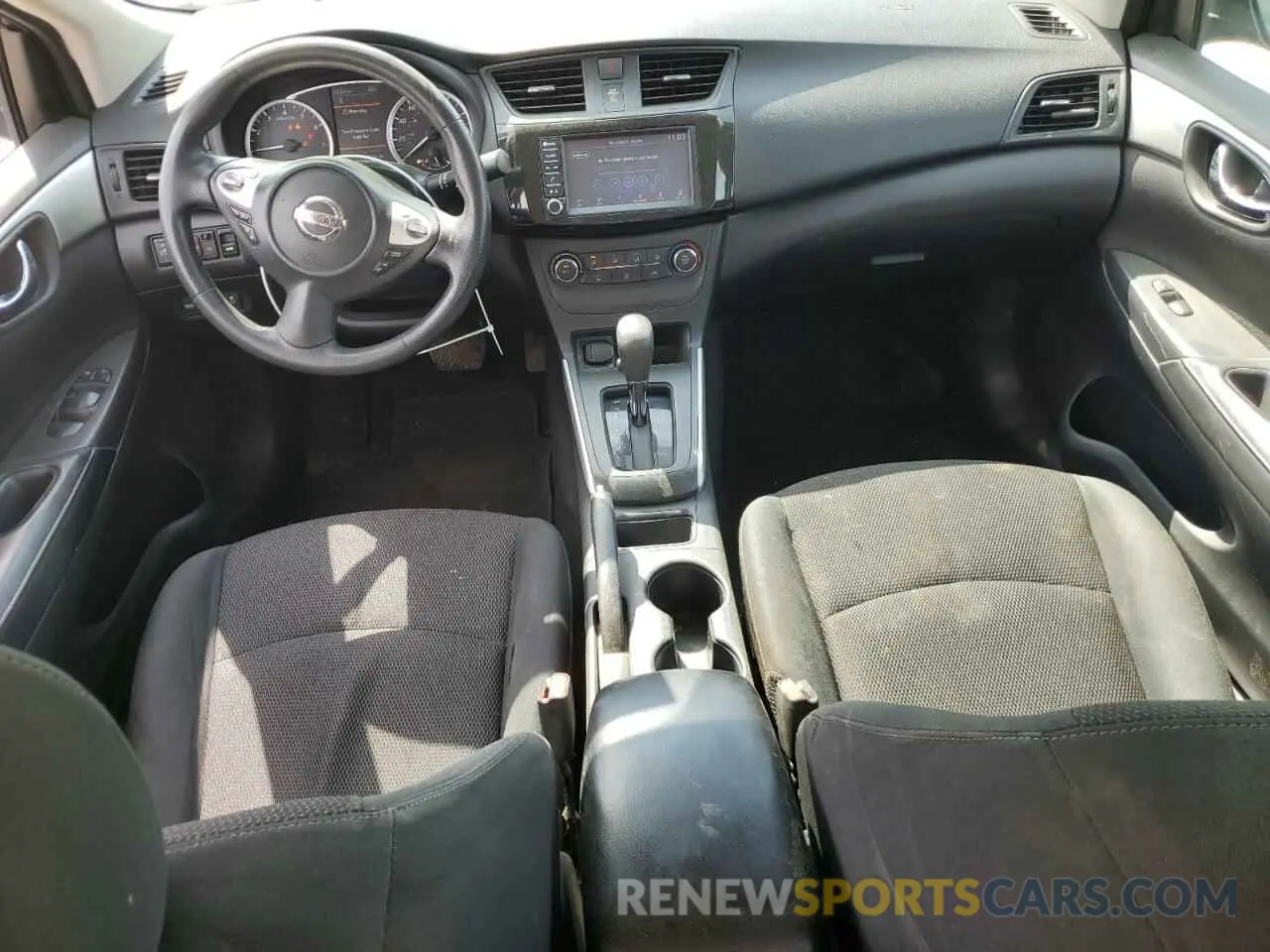 8 fotografías del automóvil dañado 3N1AB7AP0KY223475 NISSAN SENTRA 2019
