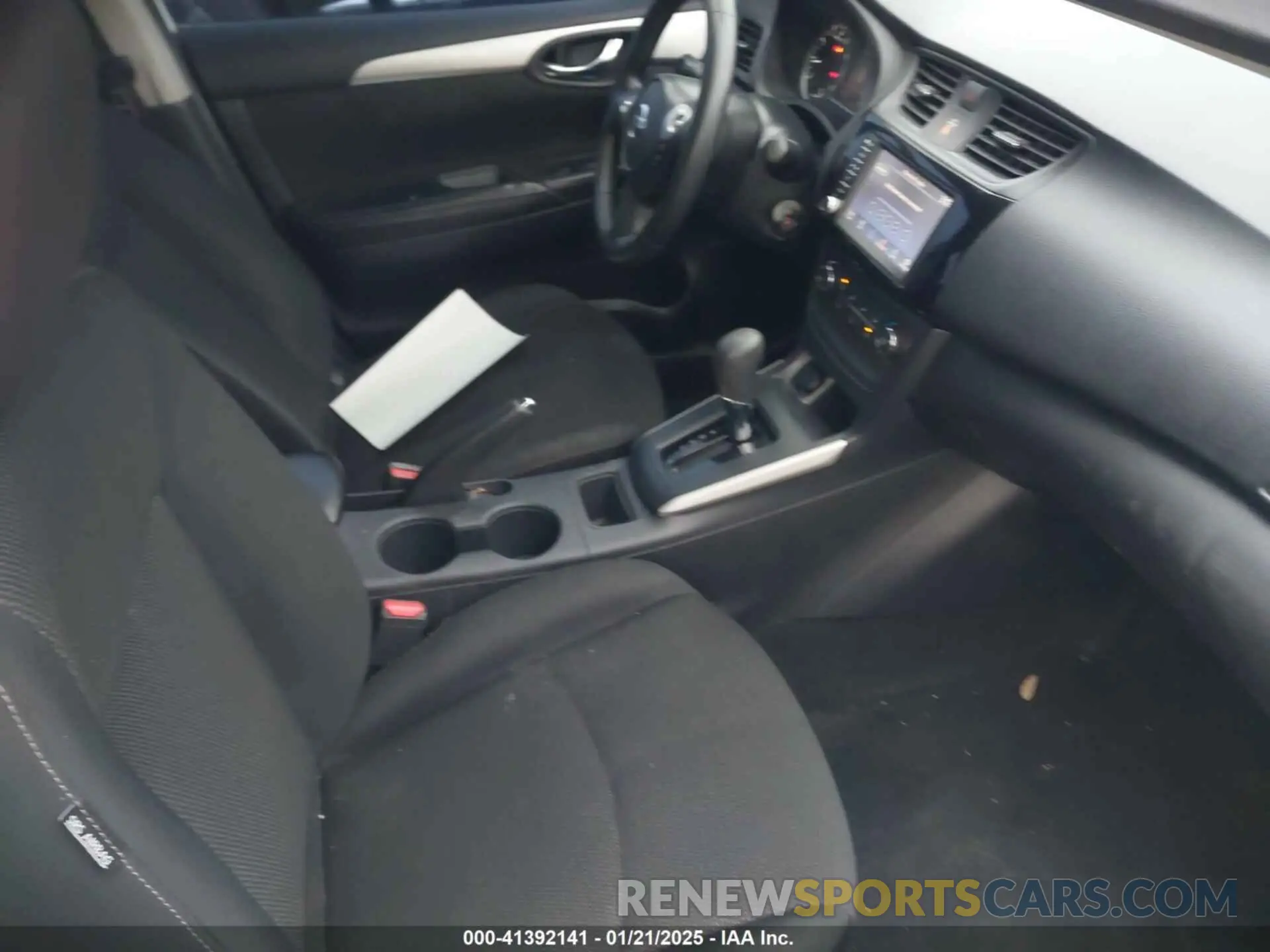 5 fotografías del automóvil dañado 3N1AB7AP0KY237487 NISSAN SENTRA 2019