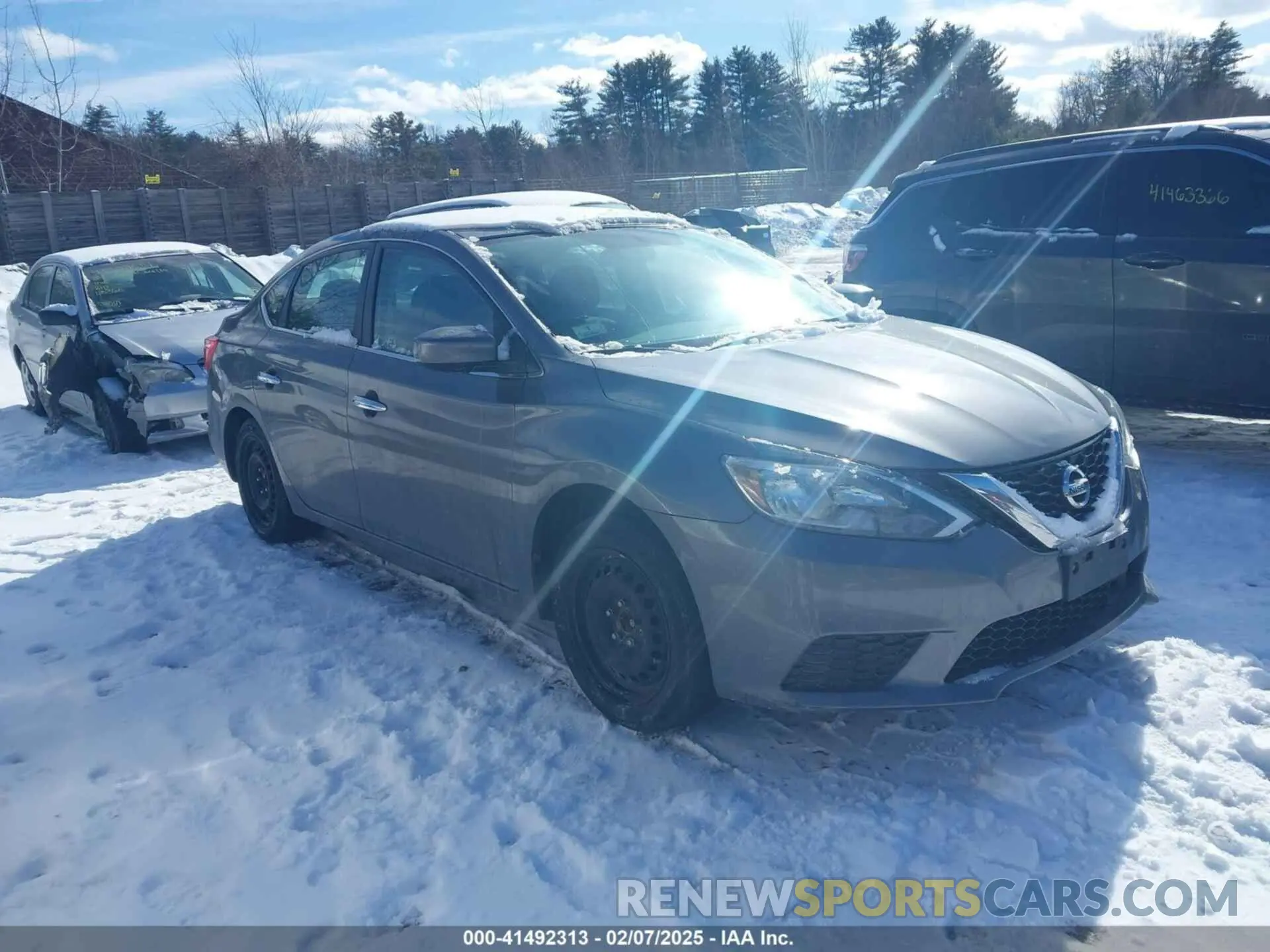 1 fotografías del automóvil dañado 3N1AB7AP0KY241667 NISSAN SENTRA 2019