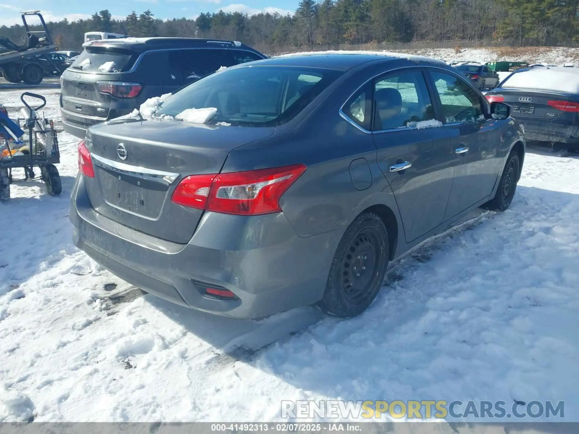 4 fotografías del automóvil dañado 3N1AB7AP0KY241667 NISSAN SENTRA 2019