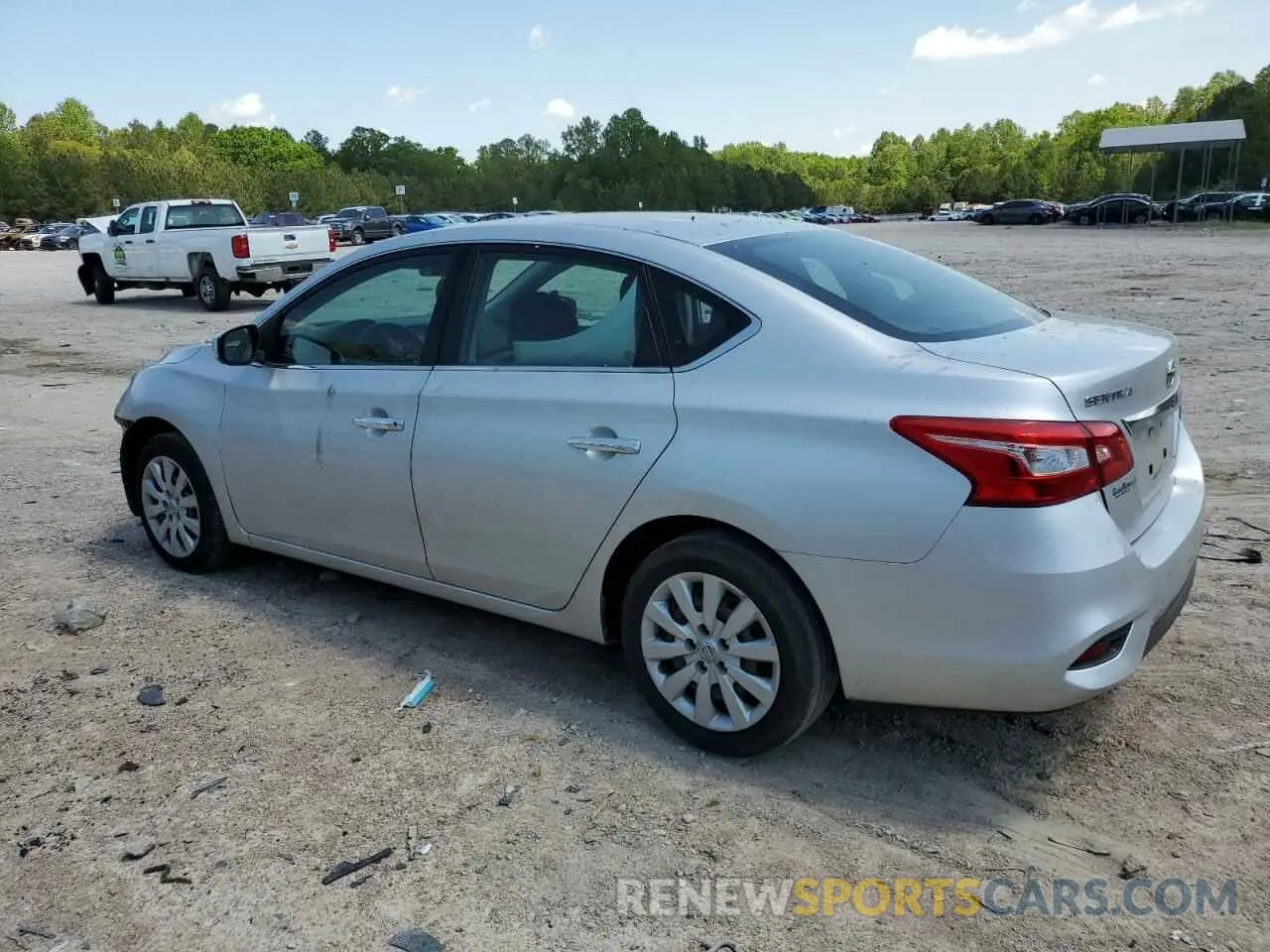 2 fotografías del automóvil dañado 3N1AB7AP0KY244486 NISSAN SENTRA 2019