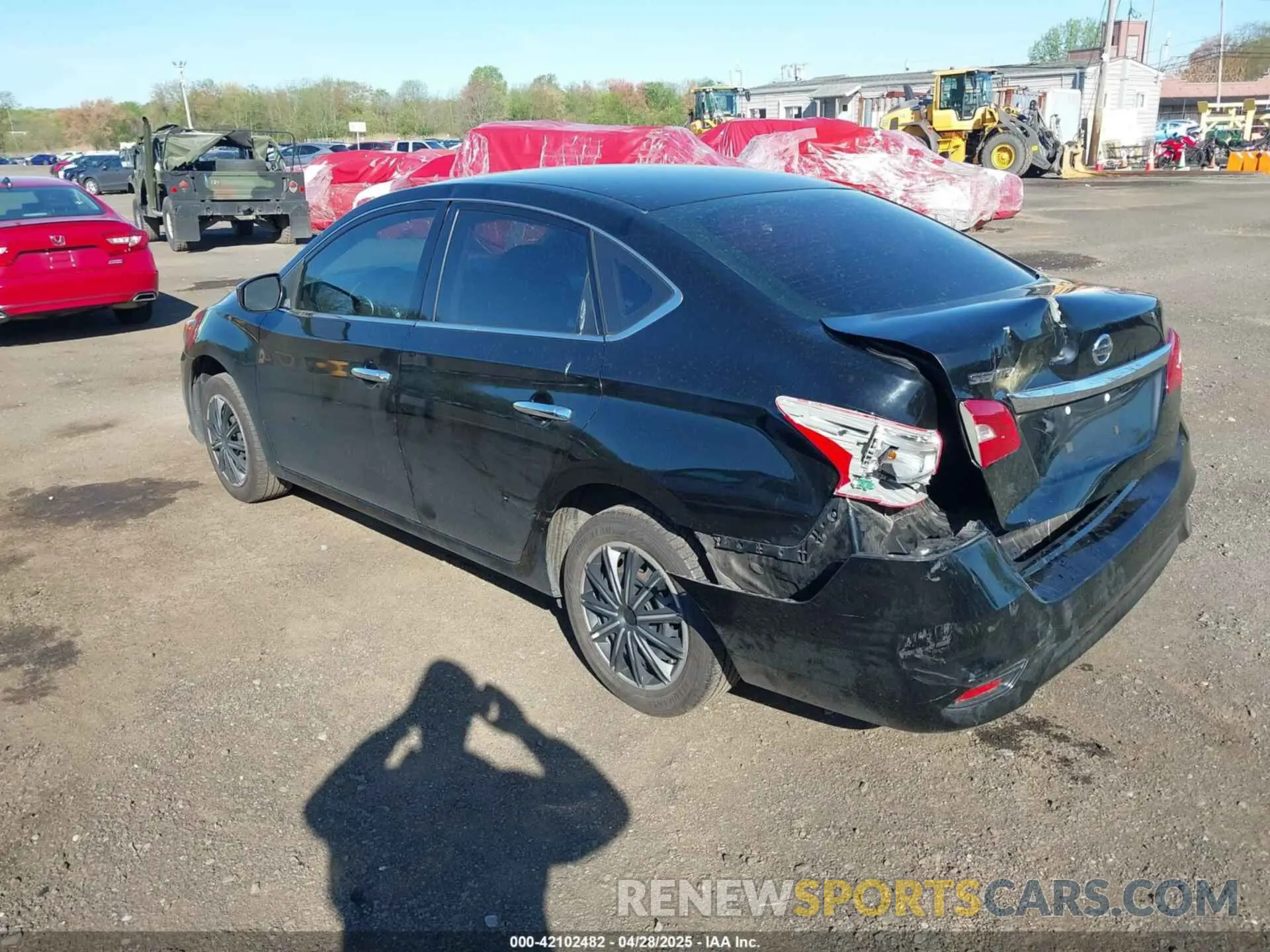 3 fotografías del automóvil dañado 3N1AB7AP0KY248392 NISSAN SENTRA 2019