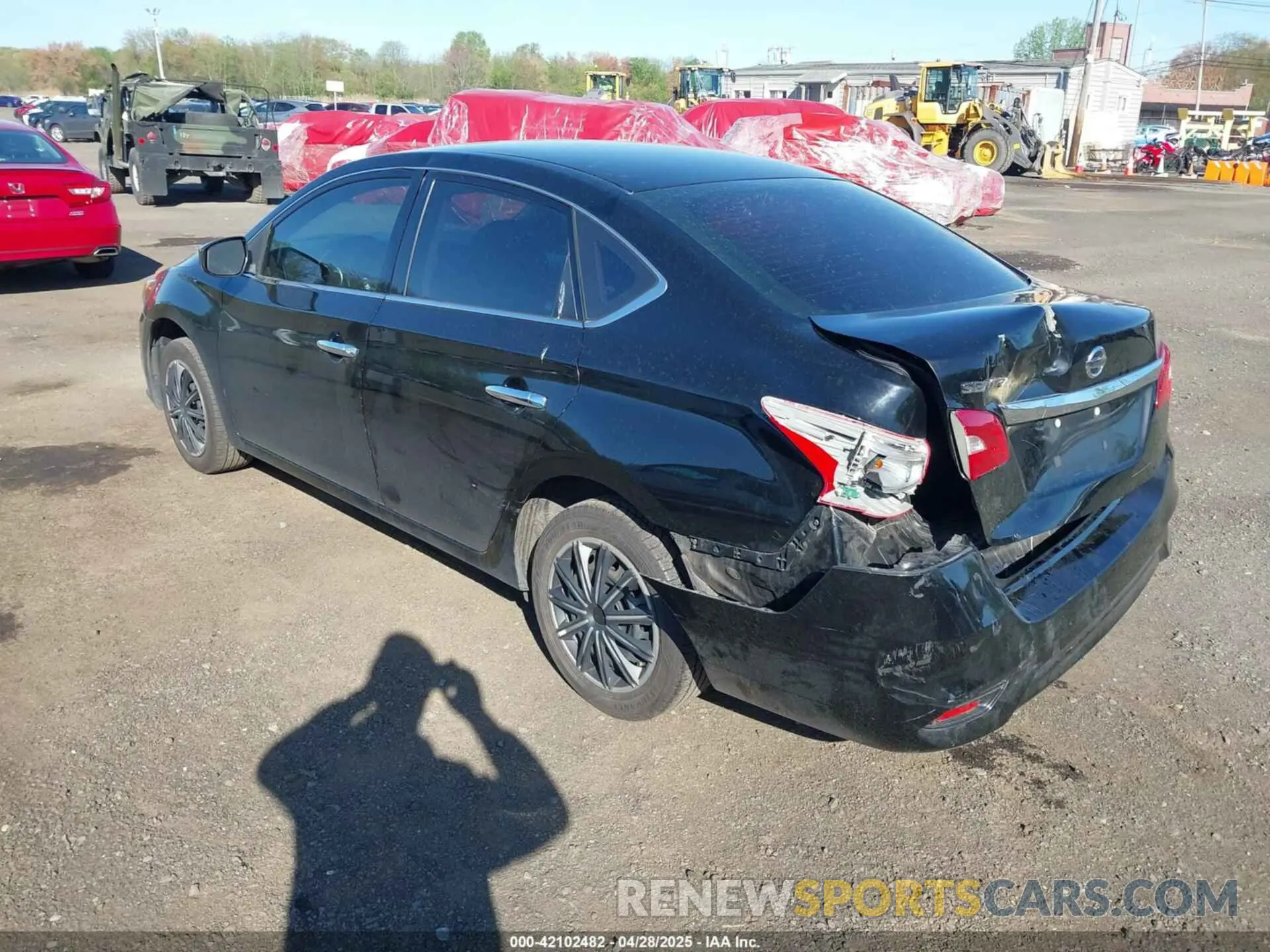 6 fotografías del automóvil dañado 3N1AB7AP0KY248392 NISSAN SENTRA 2019