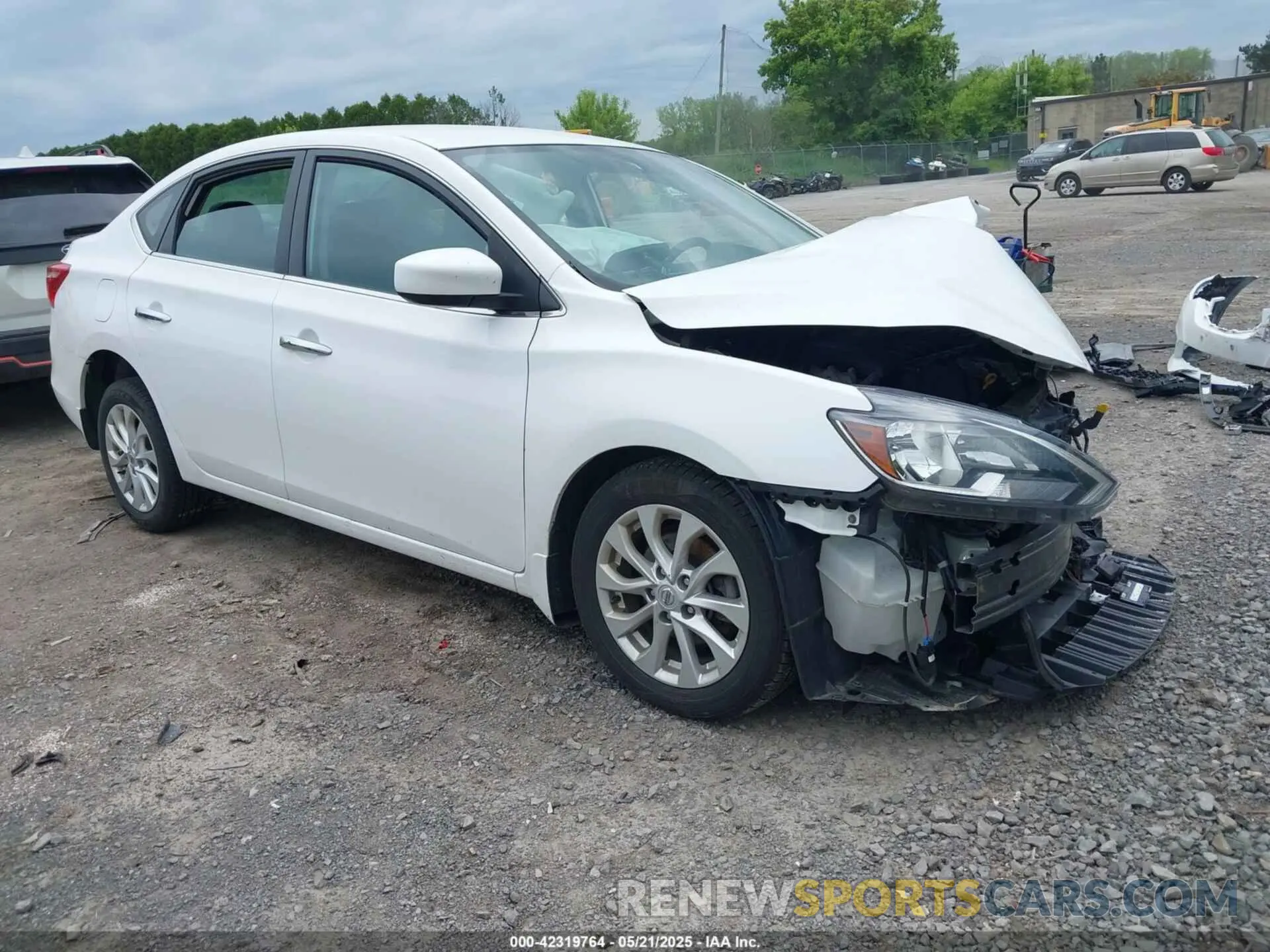 1 fotografías del automóvil dañado 3N1AB7AP0KY259361 NISSAN SENTRA 2019