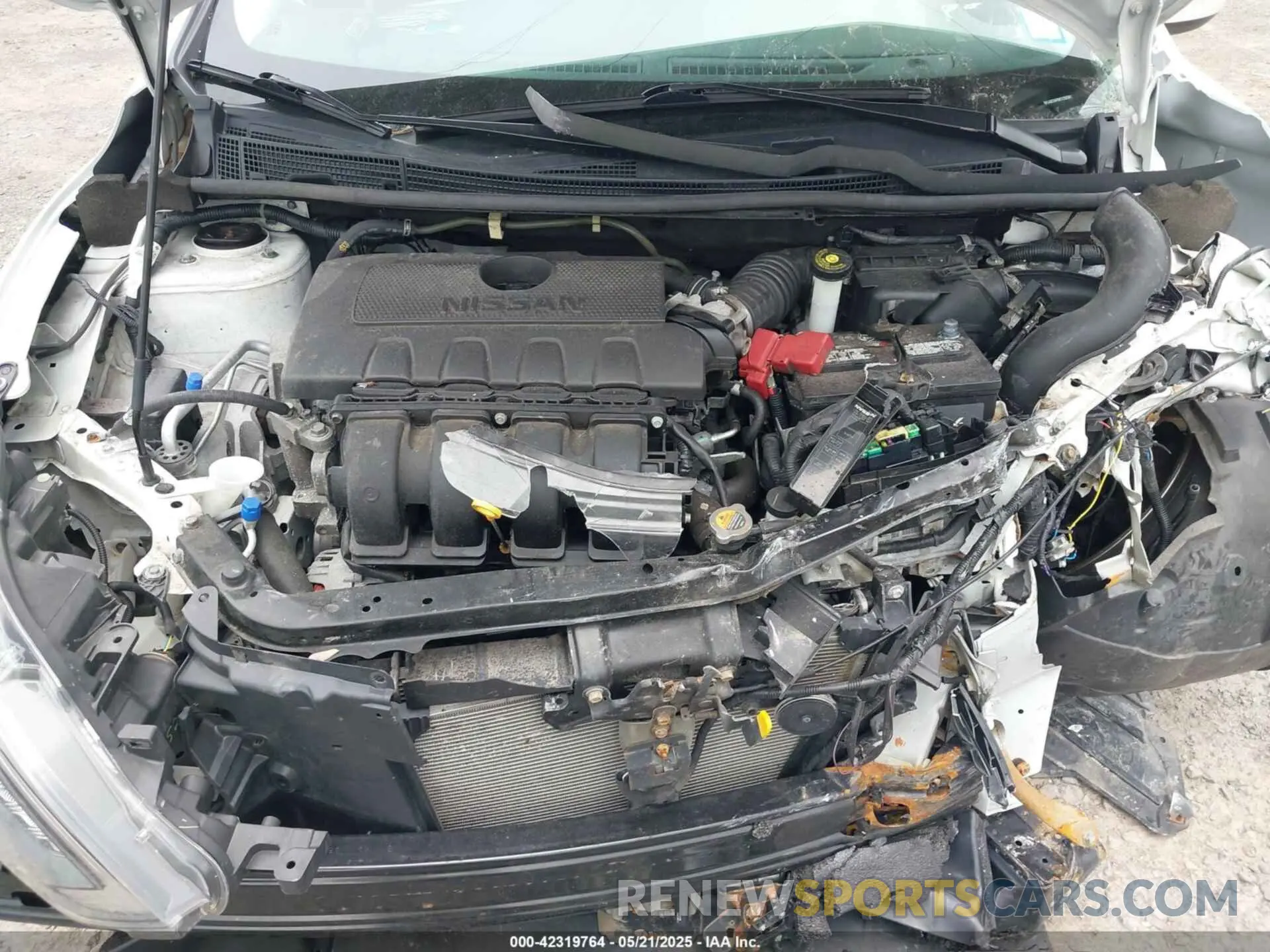 10 fotografías del automóvil dañado 3N1AB7AP0KY259361 NISSAN SENTRA 2019