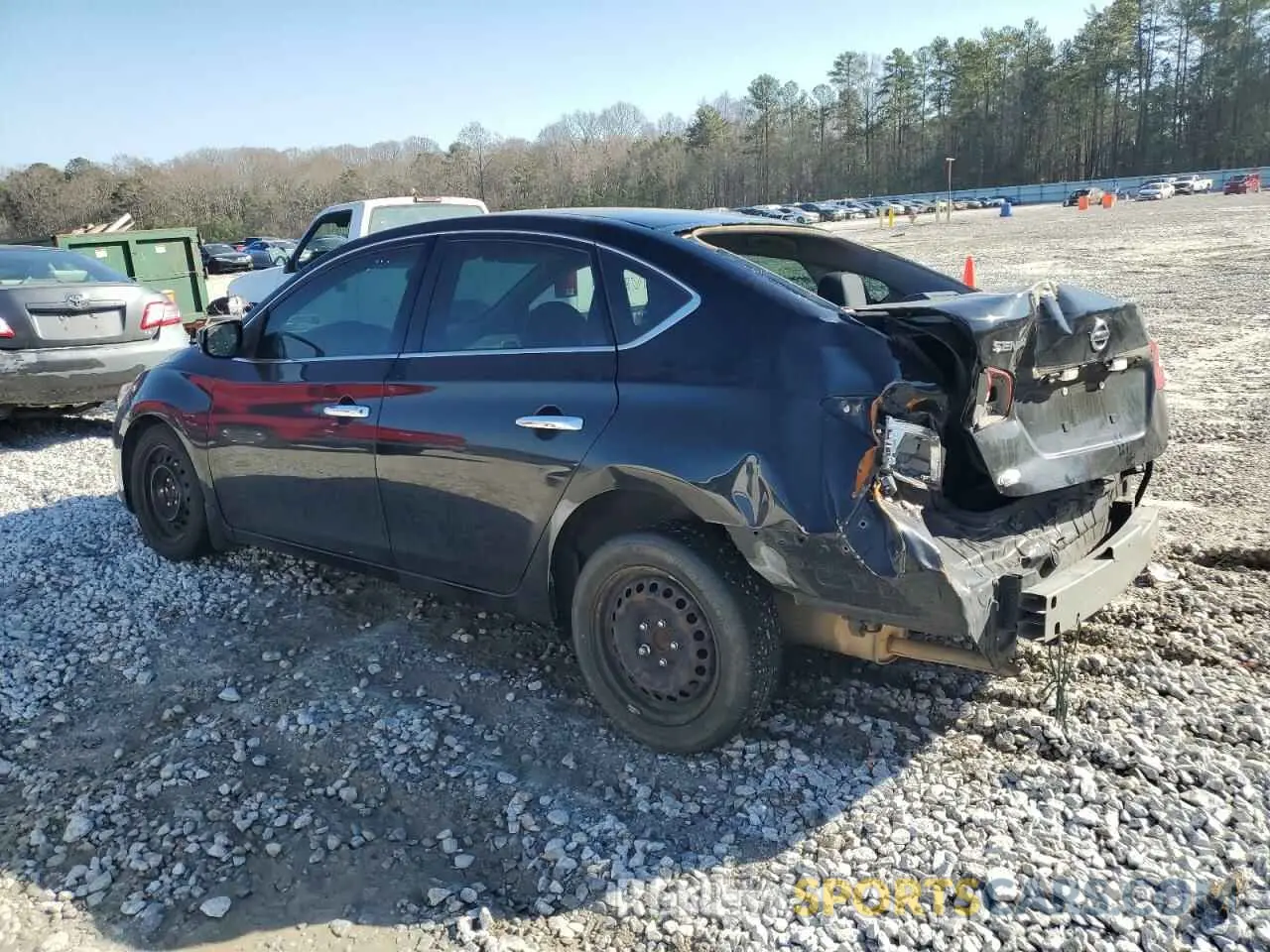 2 fotografías del automóvil dañado 3N1AB7AP0KY271736 NISSAN SENTRA 2019