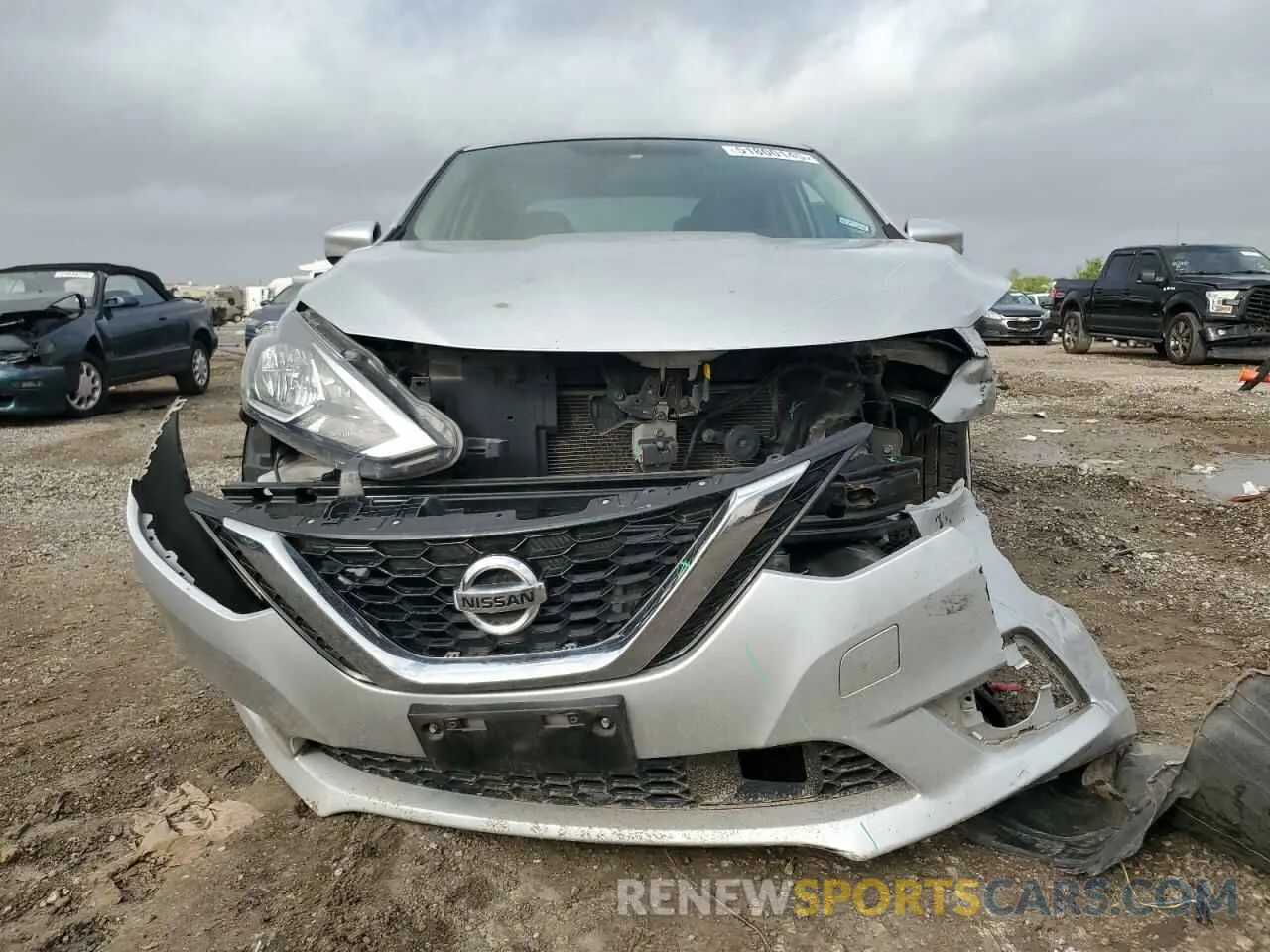 5 fotografías del automóvil dañado 3N1AB7AP0KY290724 NISSAN SENTRA 2019