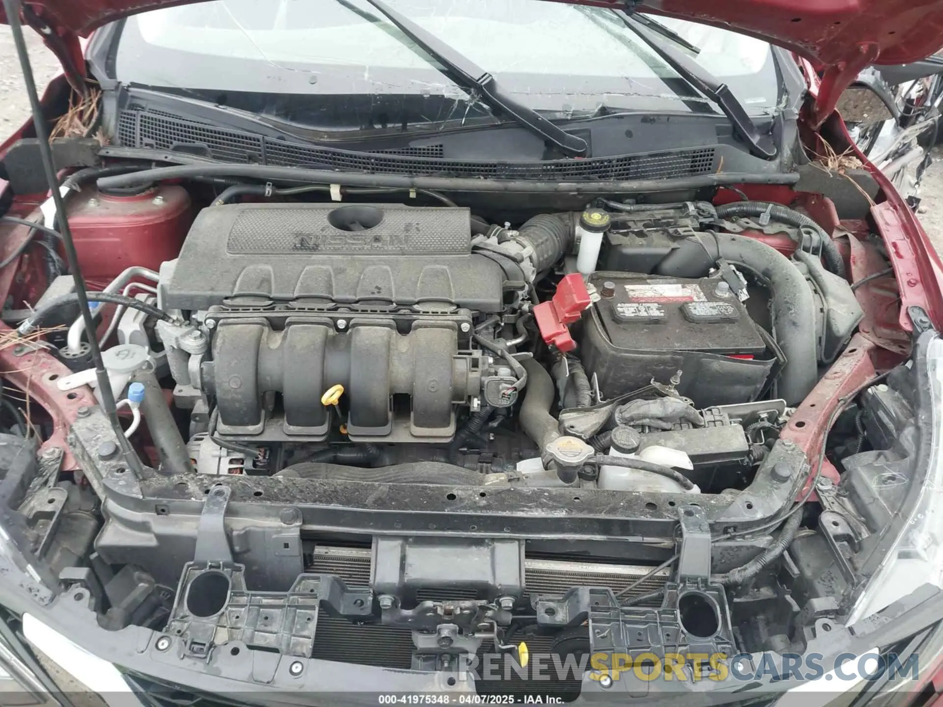 10 fotografías del automóvil dañado 3N1AB7AP0KY300930 NISSAN SENTRA 2019