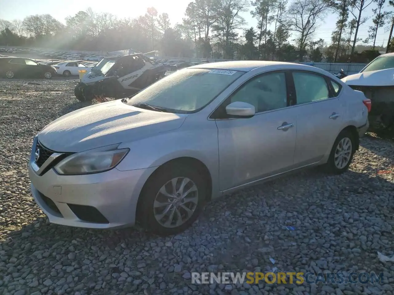 1 fotografías del automóvil dañado 3N1AB7AP0KY311278 NISSAN SENTRA 2019