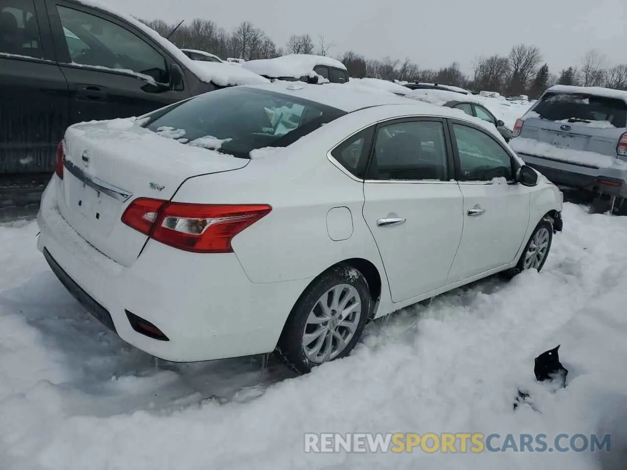 3 fotografías del automóvil dañado 3N1AB7AP0KY316996 NISSAN SENTRA 2019