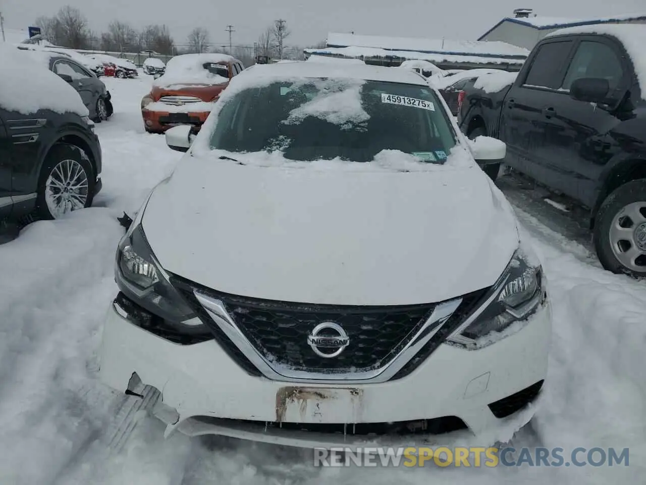 5 fotografías del automóvil dañado 3N1AB7AP0KY316996 NISSAN SENTRA 2019