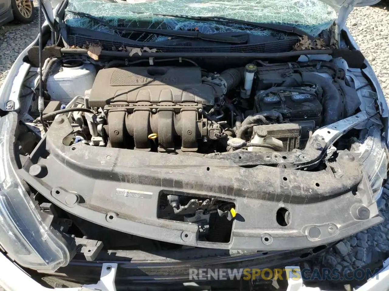 11 fotografías del automóvil dañado 3N1AB7AP0KY335872 NISSAN SENTRA 2019