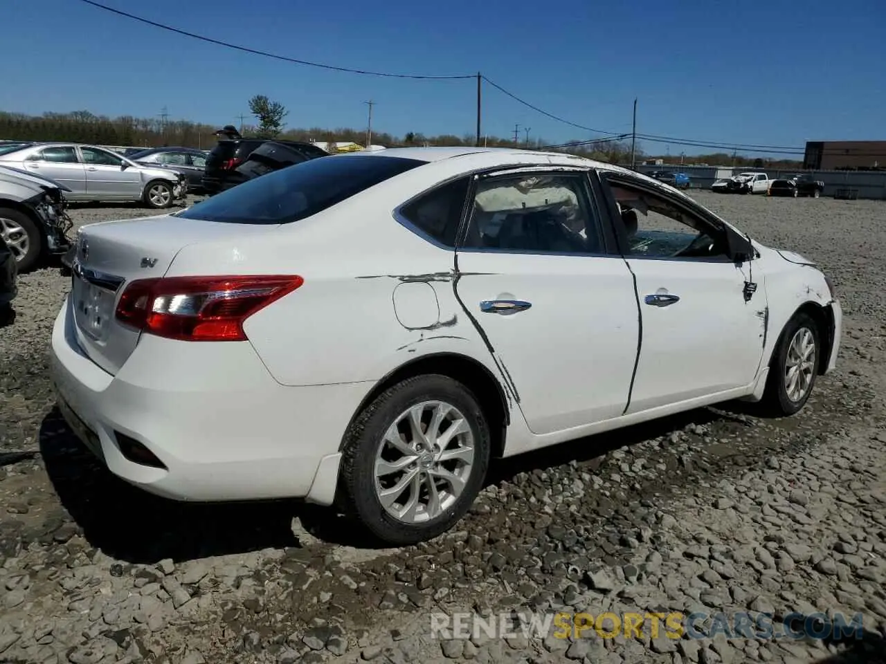 3 fotografías del automóvil dañado 3N1AB7AP0KY335872 NISSAN SENTRA 2019