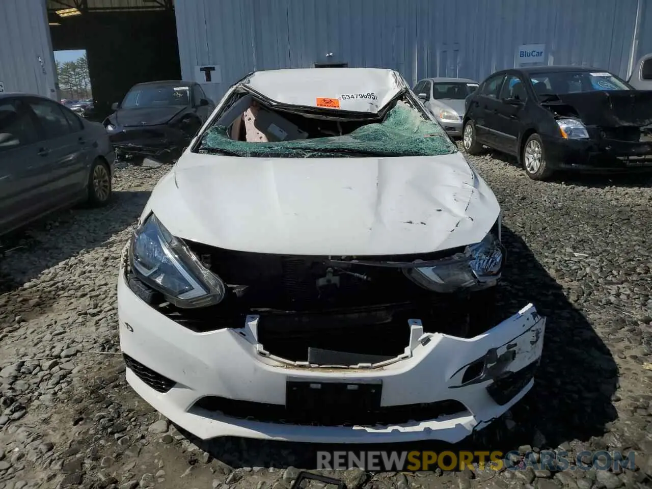5 fotografías del automóvil dañado 3N1AB7AP0KY335872 NISSAN SENTRA 2019