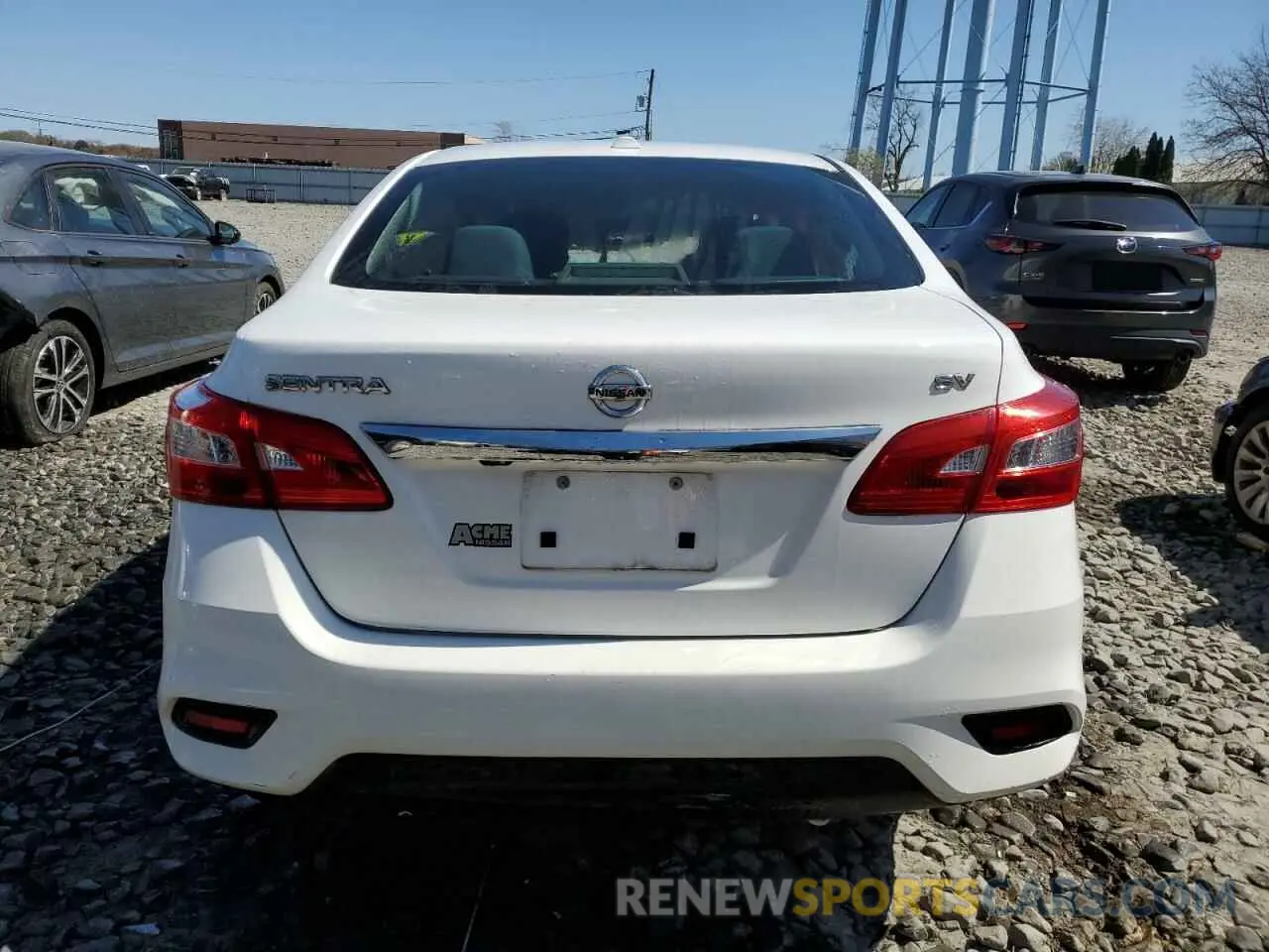 6 fotografías del automóvil dañado 3N1AB7AP0KY335872 NISSAN SENTRA 2019