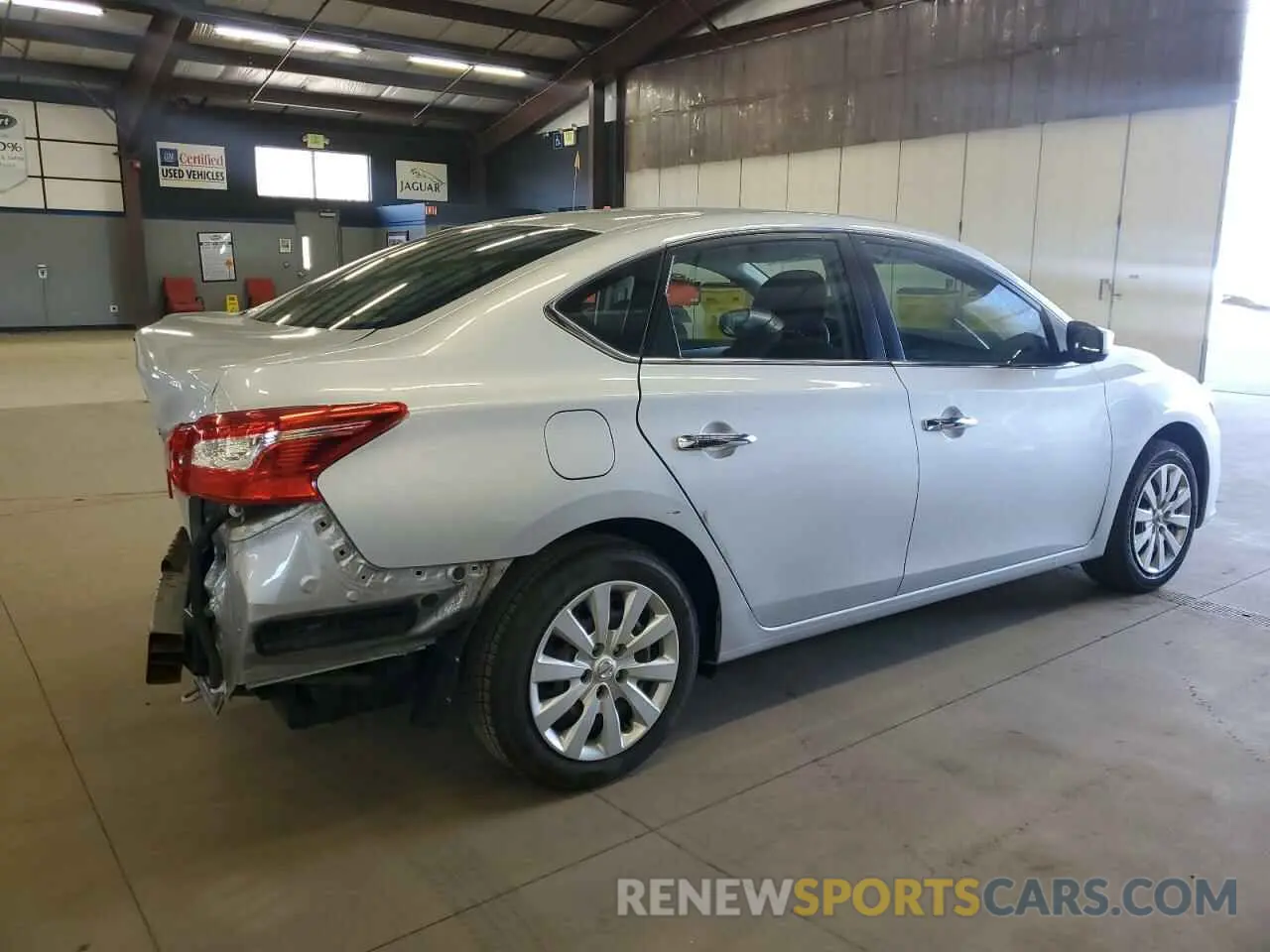 3 fotografías del automóvil dañado 3N1AB7AP0KY339890 NISSAN SENTRA 2019