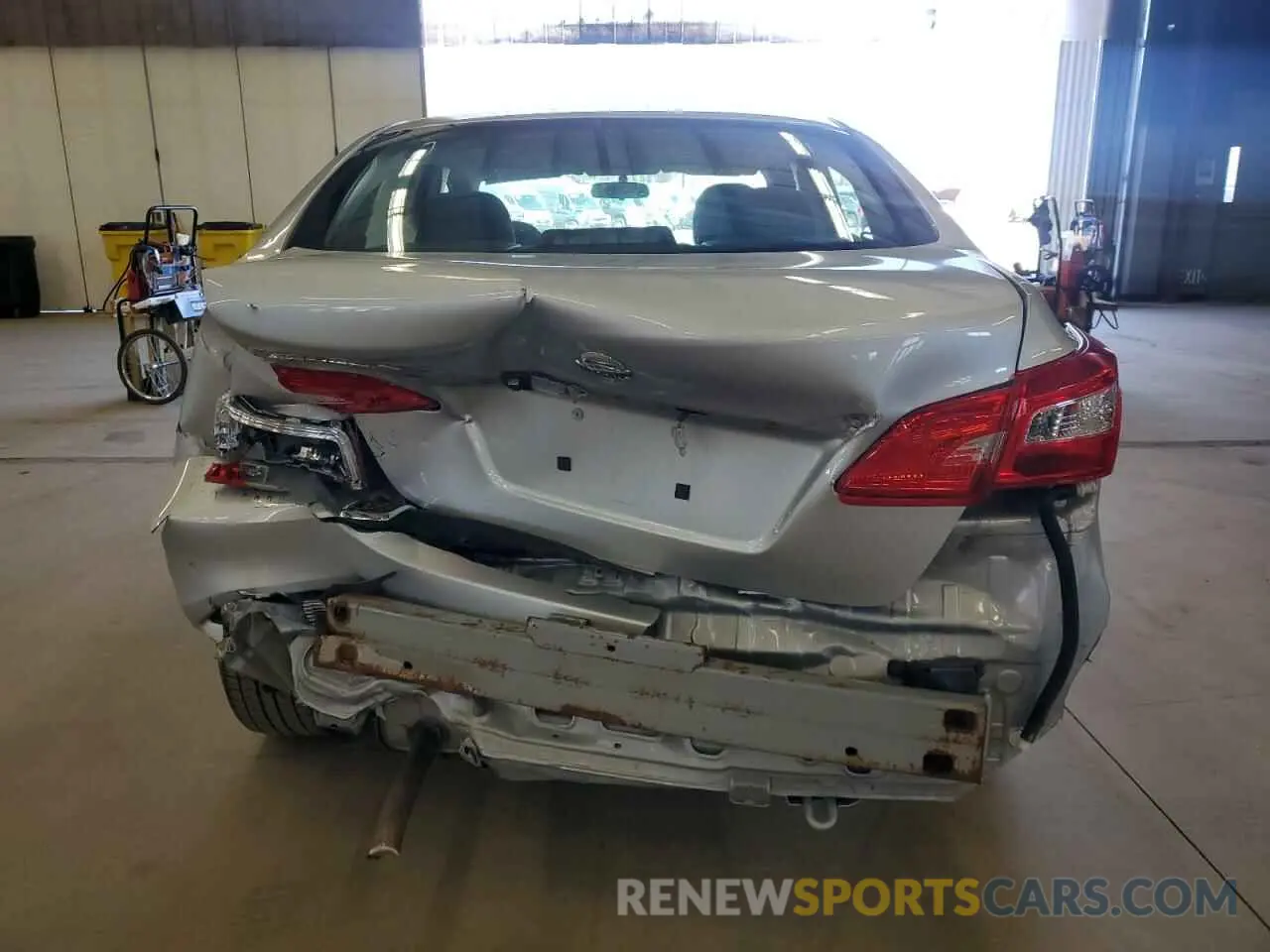6 fotografías del automóvil dañado 3N1AB7AP0KY339890 NISSAN SENTRA 2019