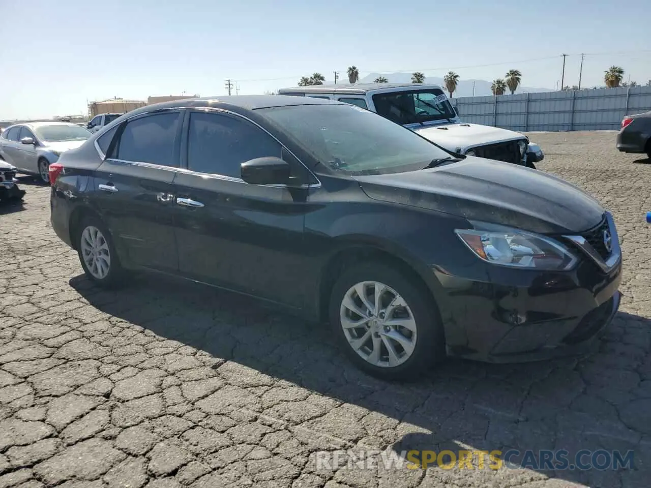 4 fotografías del automóvil dañado 3N1AB7AP0KY344894 NISSAN SENTRA 2019