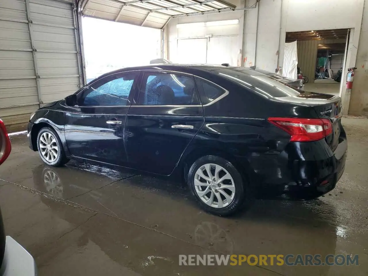 2 fotografías del automóvil dañado 3N1AB7AP0KY360867 NISSAN SENTRA 2019