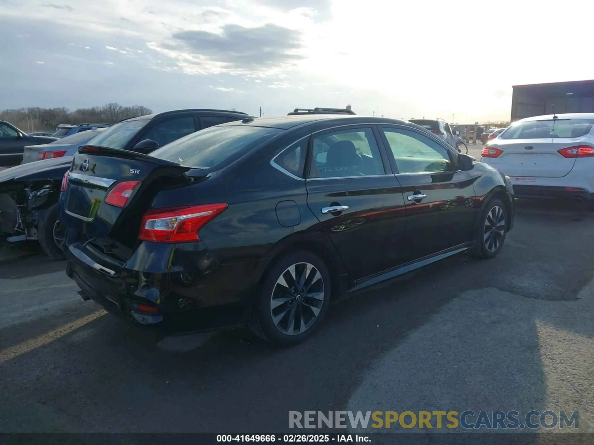 4 fotografías del automóvil dañado 3N1AB7AP0KY373618 NISSAN SENTRA 2019