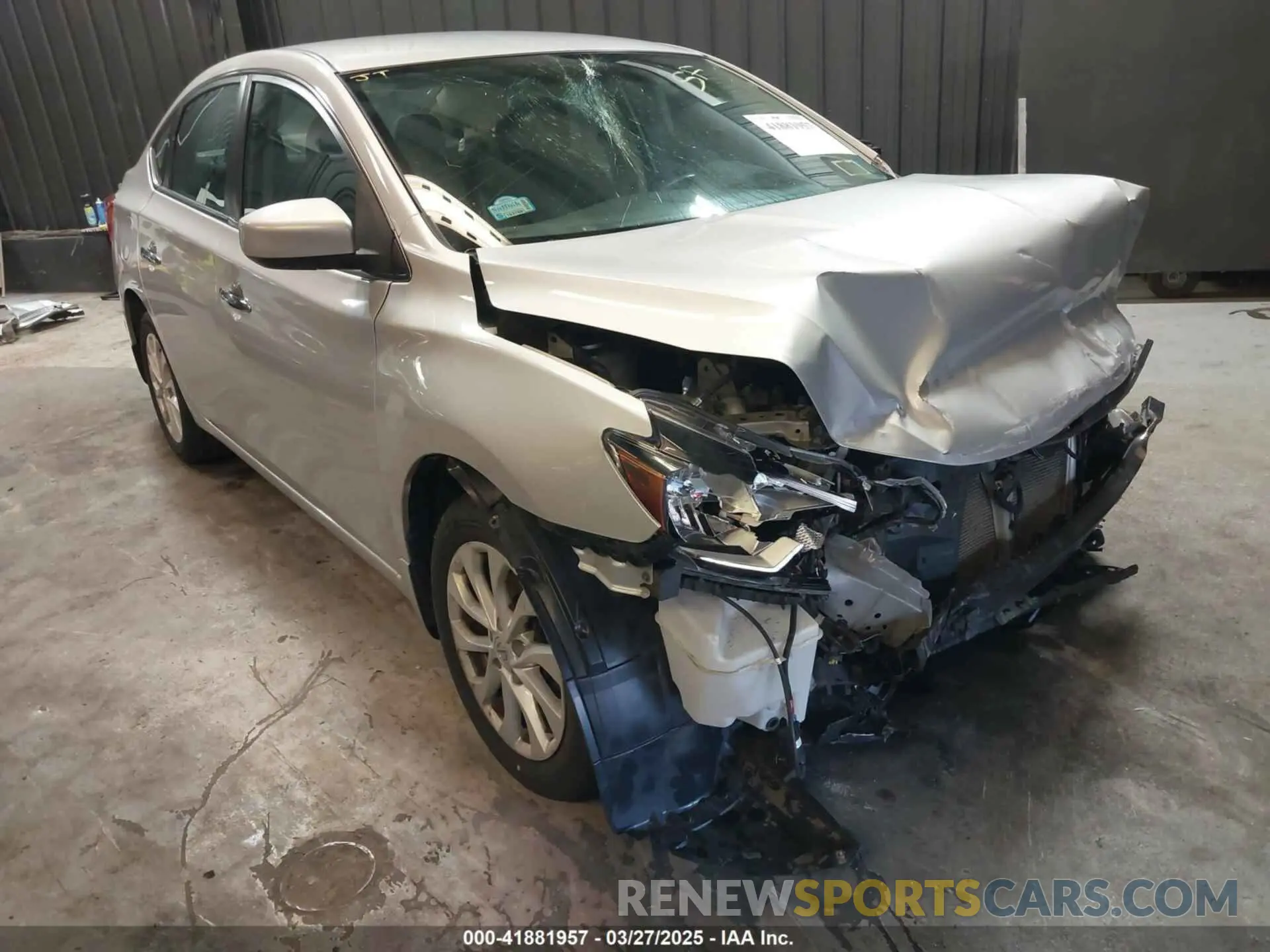 1 fotografías del automóvil dañado 3N1AB7AP0KY376213 NISSAN SENTRA 2019