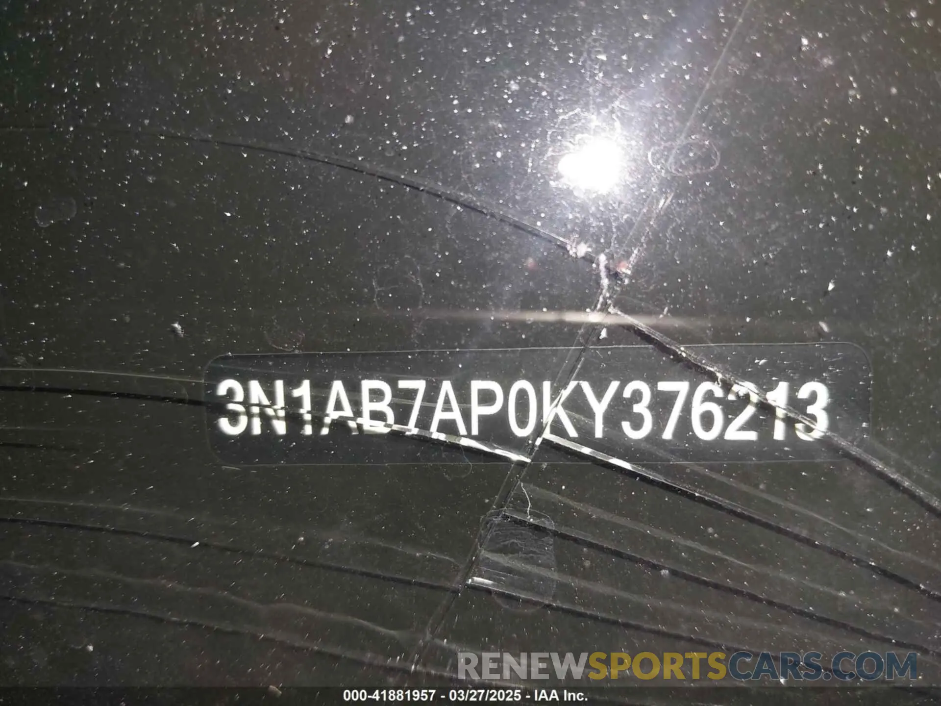 17 fotografías del automóvil dañado 3N1AB7AP0KY376213 NISSAN SENTRA 2019