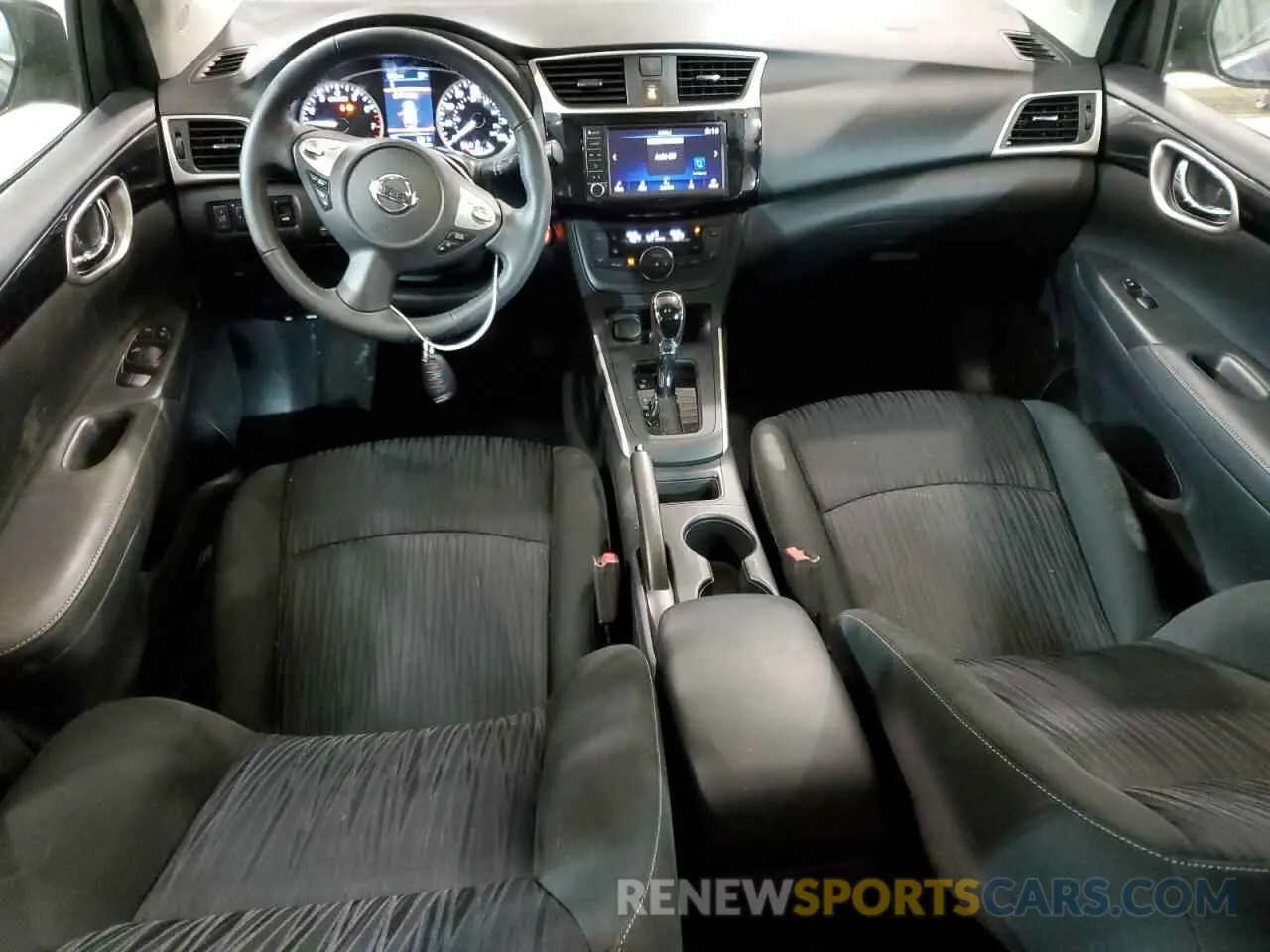 8 fotografías del automóvil dañado 3N1AB7AP0KY376423 NISSAN SENTRA 2019