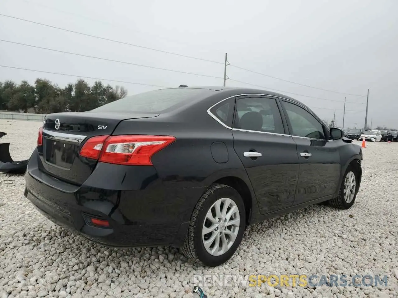 3 fotografías del automóvil dañado 3N1AB7AP0KY377510 NISSAN SENTRA 2019