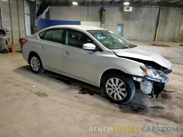 14 fotografías del automóvil dañado 3N1AB7AP0KY393853 NISSAN SENTRA 2019