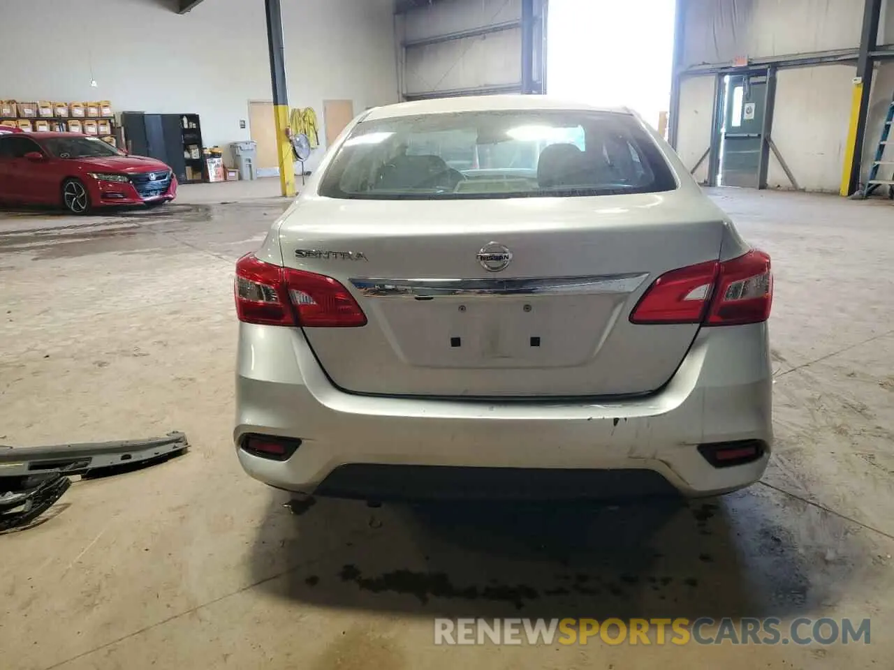 6 fotografías del automóvil dañado 3N1AB7AP0KY393853 NISSAN SENTRA 2019