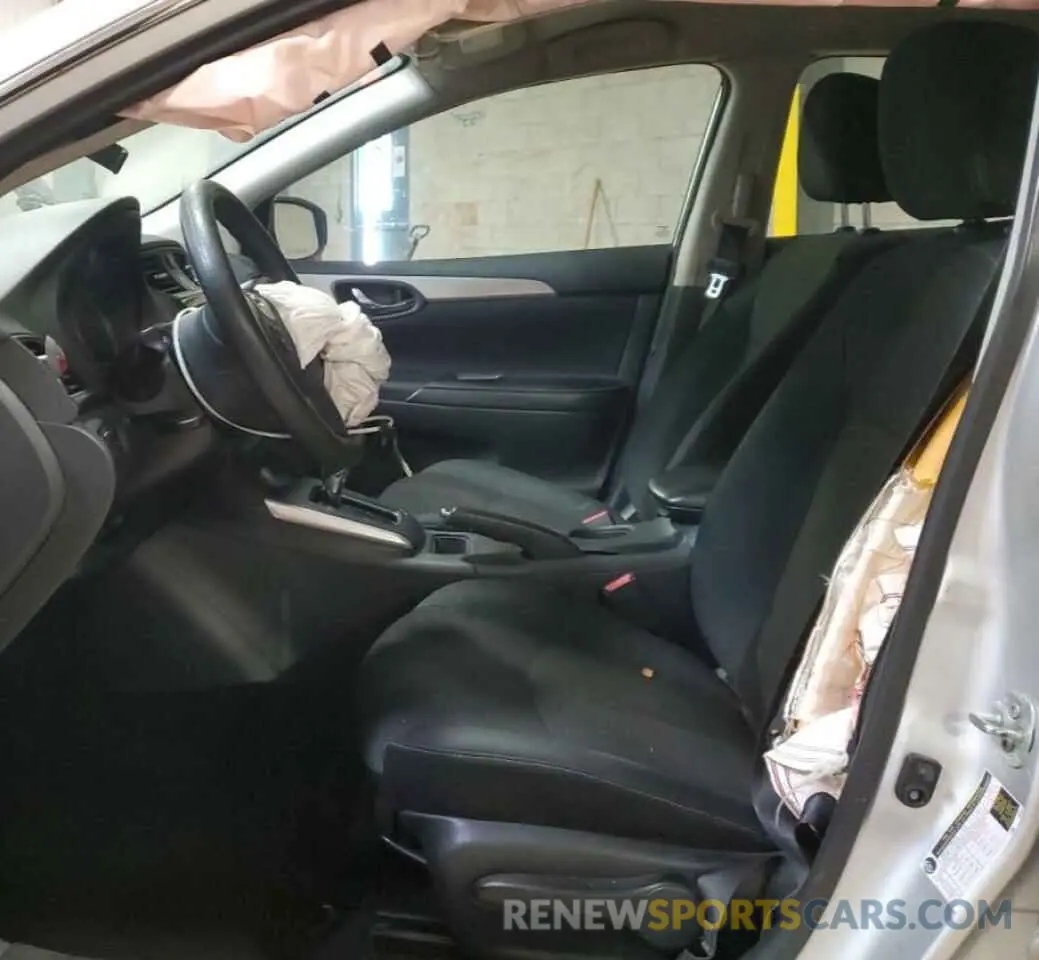 7 fotografías del automóvil dañado 3N1AB7AP0KY393853 NISSAN SENTRA 2019