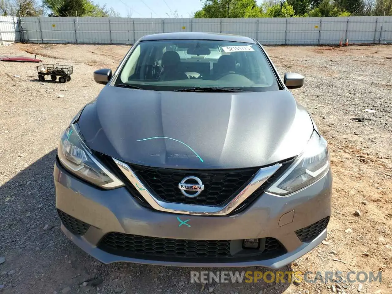 5 fotografías del automóvil dañado 3N1AB7AP0KY397014 NISSAN SENTRA 2019