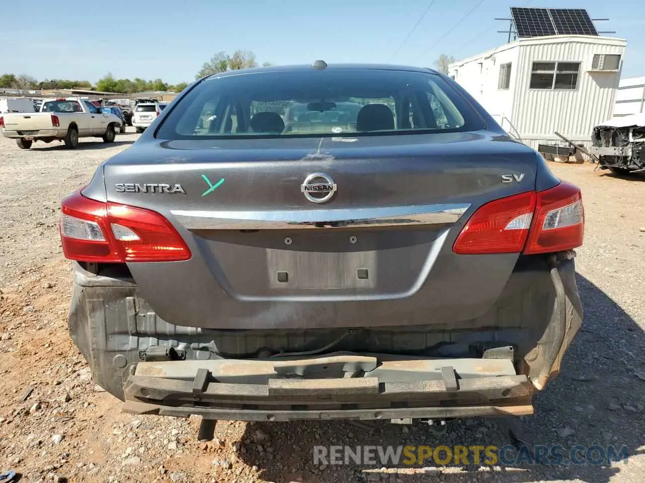 6 fotografías del automóvil dañado 3N1AB7AP0KY397014 NISSAN SENTRA 2019