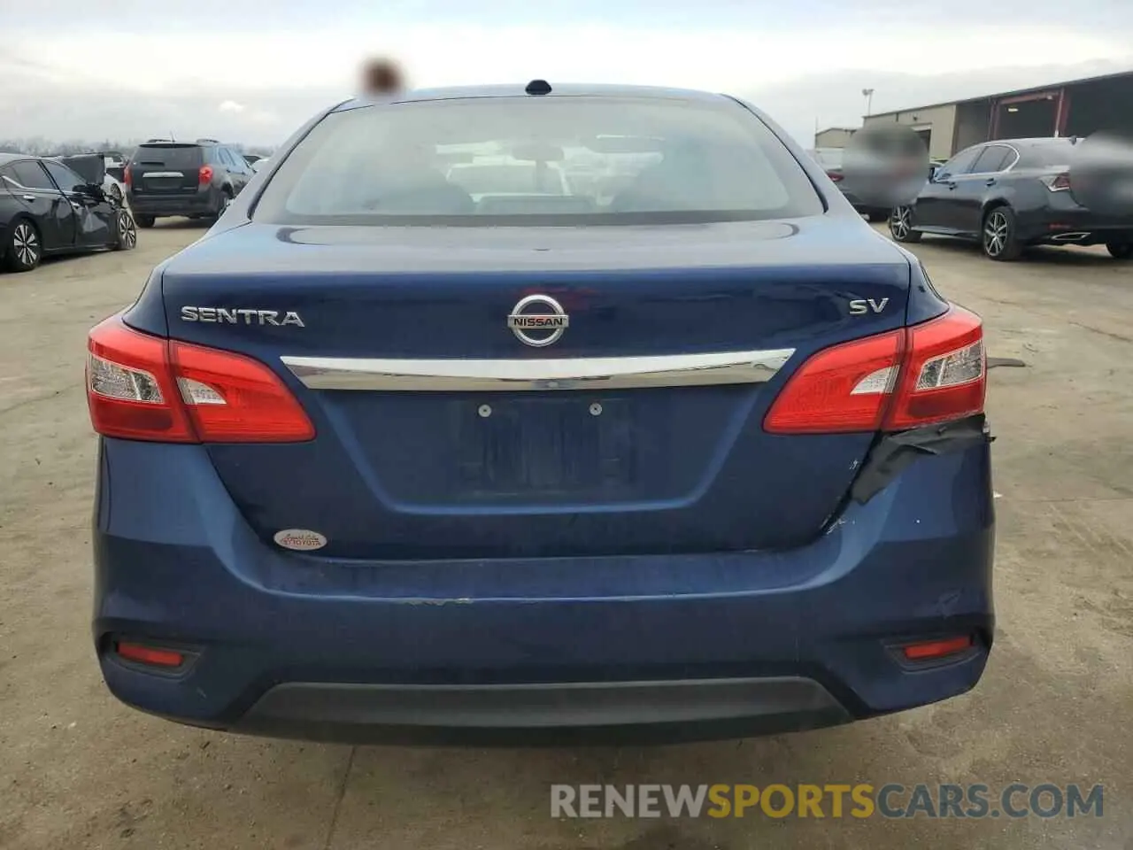 6 fotografías del automóvil dañado 3N1AB7AP0KY400168 NISSAN SENTRA 2019