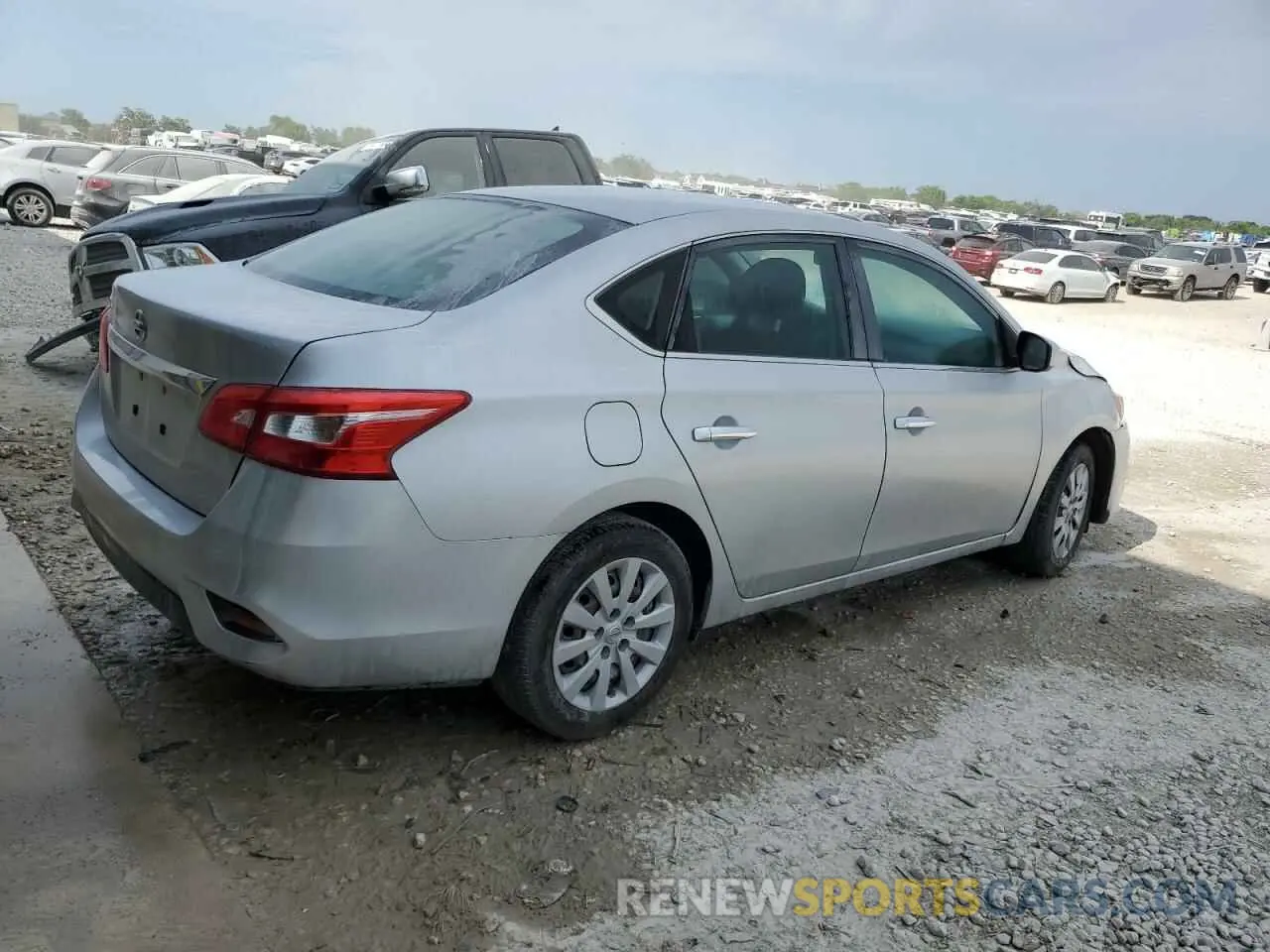 3 fotografías del automóvil dañado 3N1AB7AP0KY404575 NISSAN SENTRA 2019