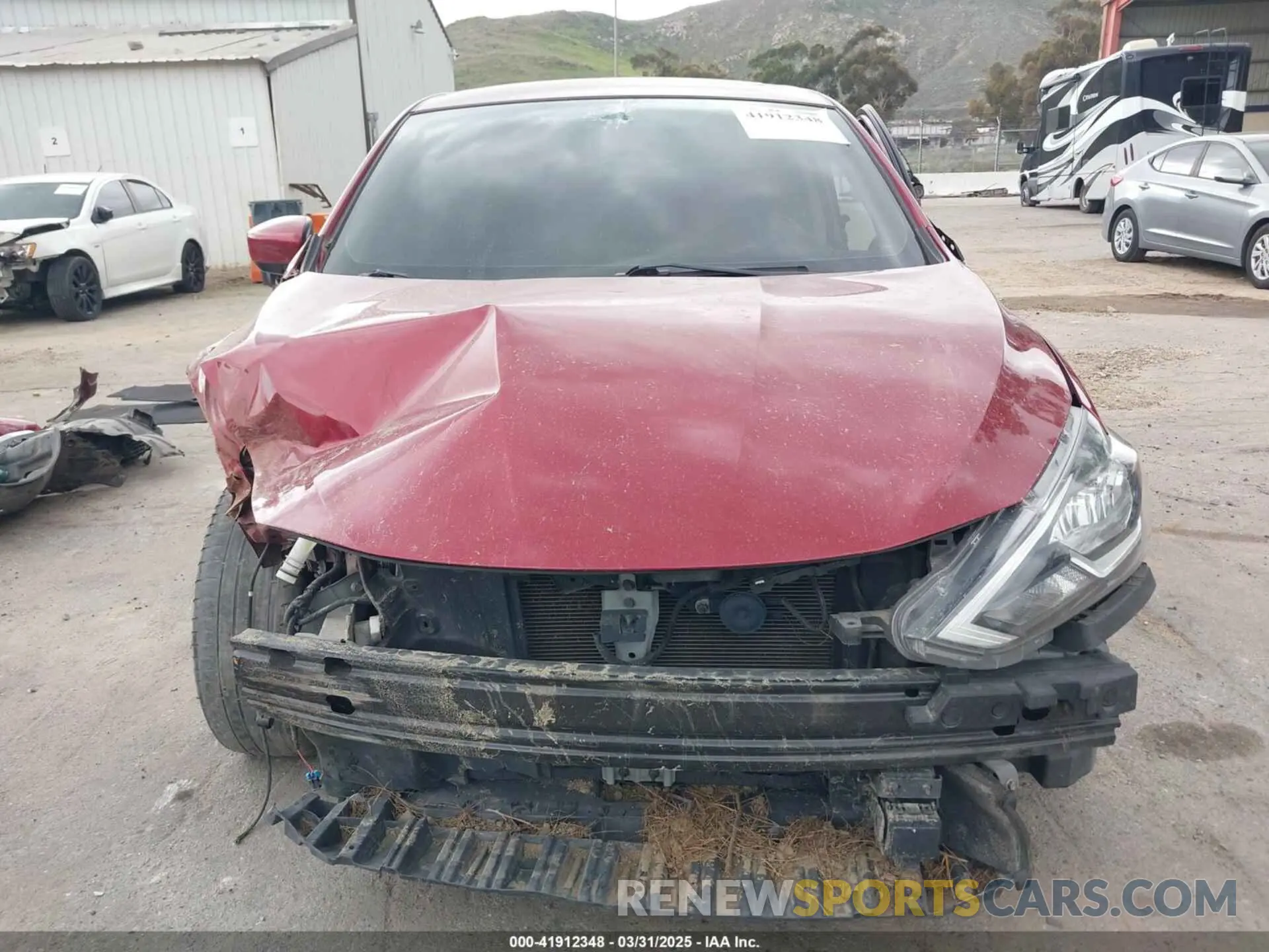 12 fotografías del automóvil dañado 3N1AB7AP0KY411381 NISSAN SENTRA 2019