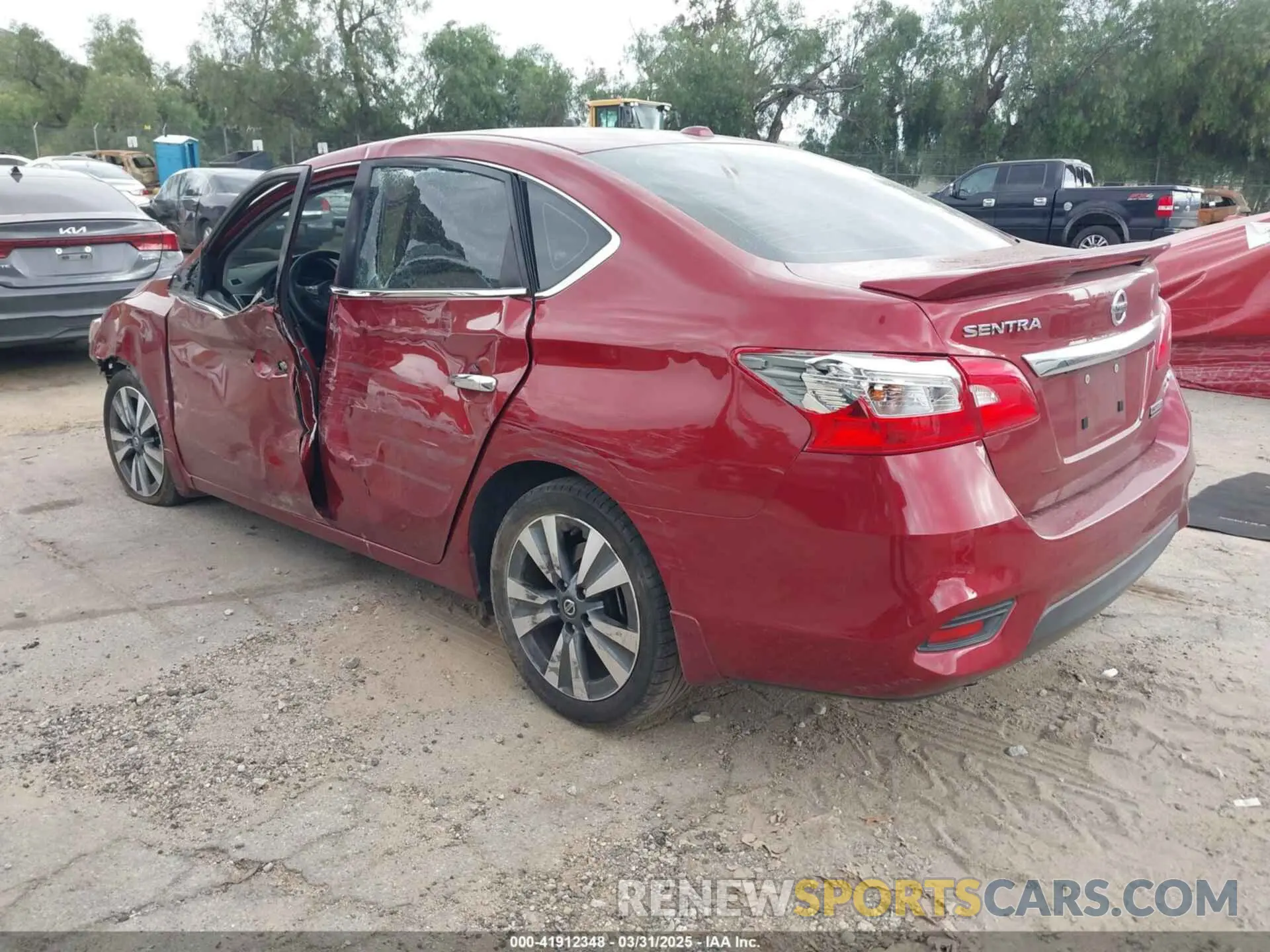 3 fotografías del automóvil dañado 3N1AB7AP0KY411381 NISSAN SENTRA 2019