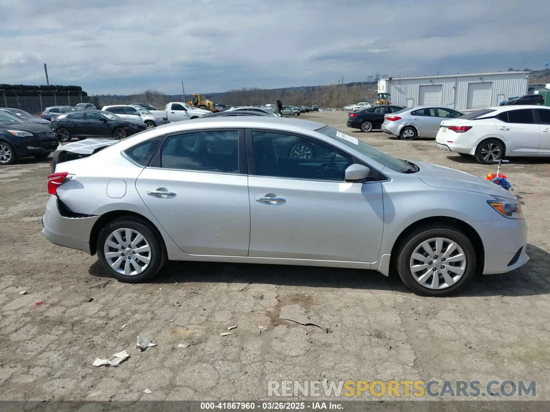 14 fotografías del automóvil dañado 3N1AB7AP0KY431761 NISSAN SENTRA 2019