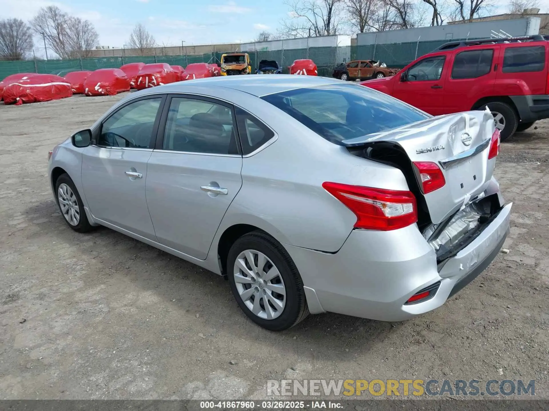3 fotografías del automóvil dañado 3N1AB7AP0KY431761 NISSAN SENTRA 2019