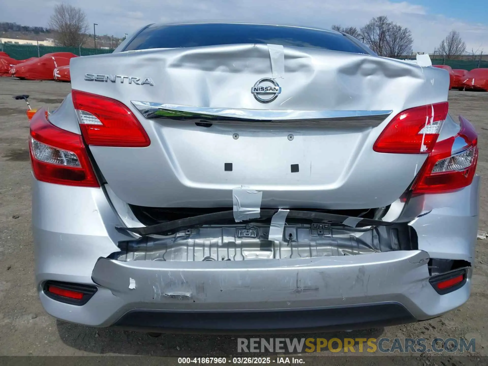6 fotografías del automóvil dañado 3N1AB7AP0KY431761 NISSAN SENTRA 2019