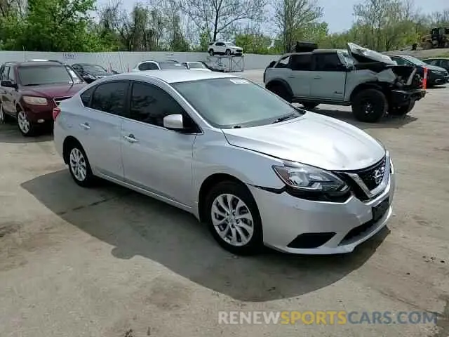 13 fotografías del automóvil dañado 3N1AB7AP0KY437544 NISSAN SENTRA 2019