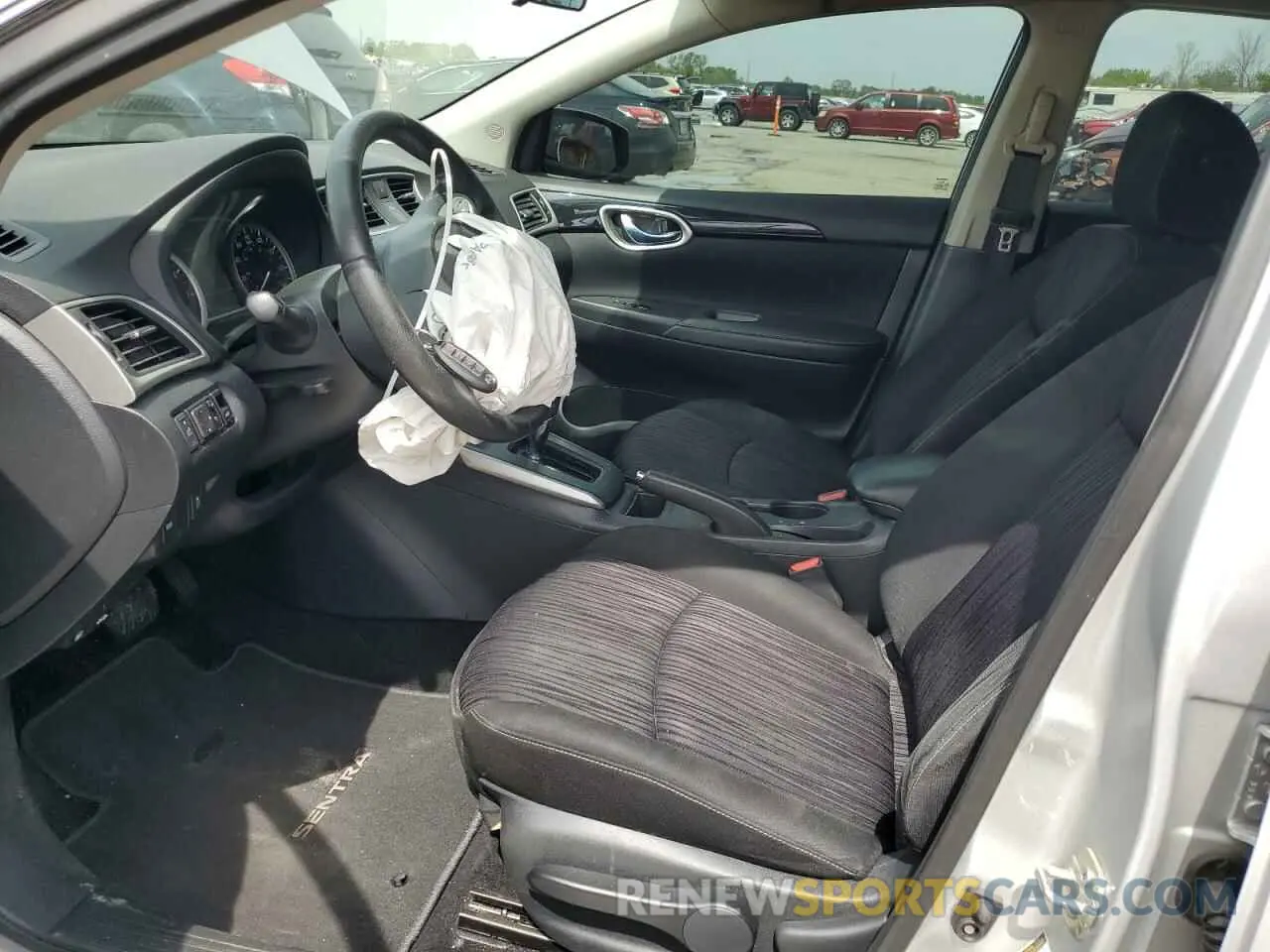 7 fotografías del automóvil dañado 3N1AB7AP0KY437544 NISSAN SENTRA 2019