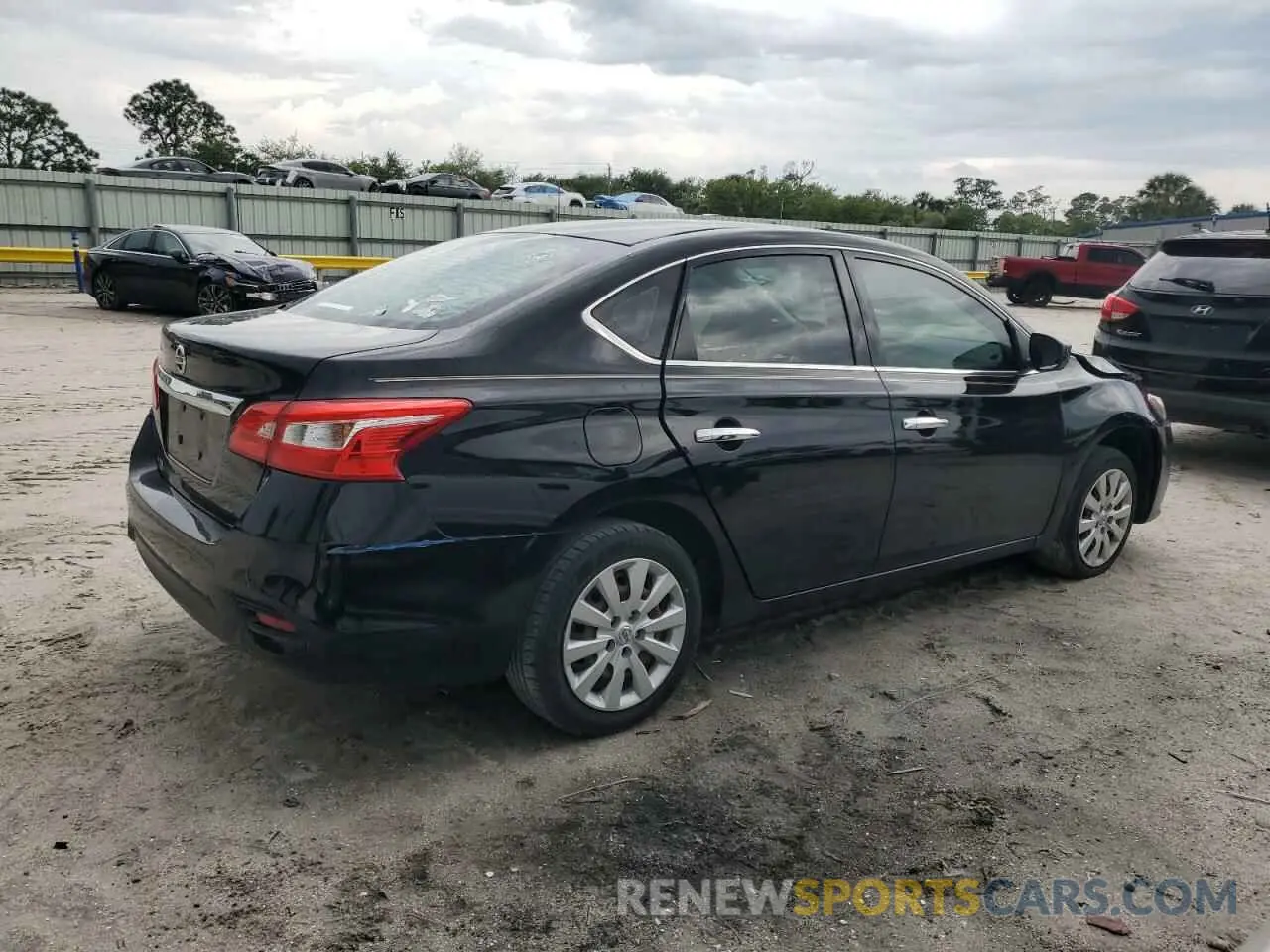 3 fotografías del automóvil dañado 3N1AB7AP0KY438872 NISSAN SENTRA 2019