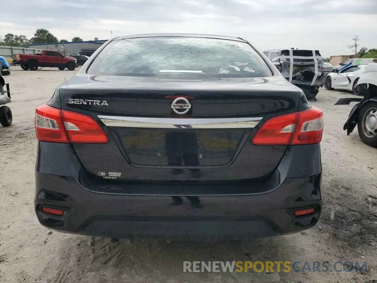 6 fotografías del automóvil dañado 3N1AB7AP0KY438872 NISSAN SENTRA 2019