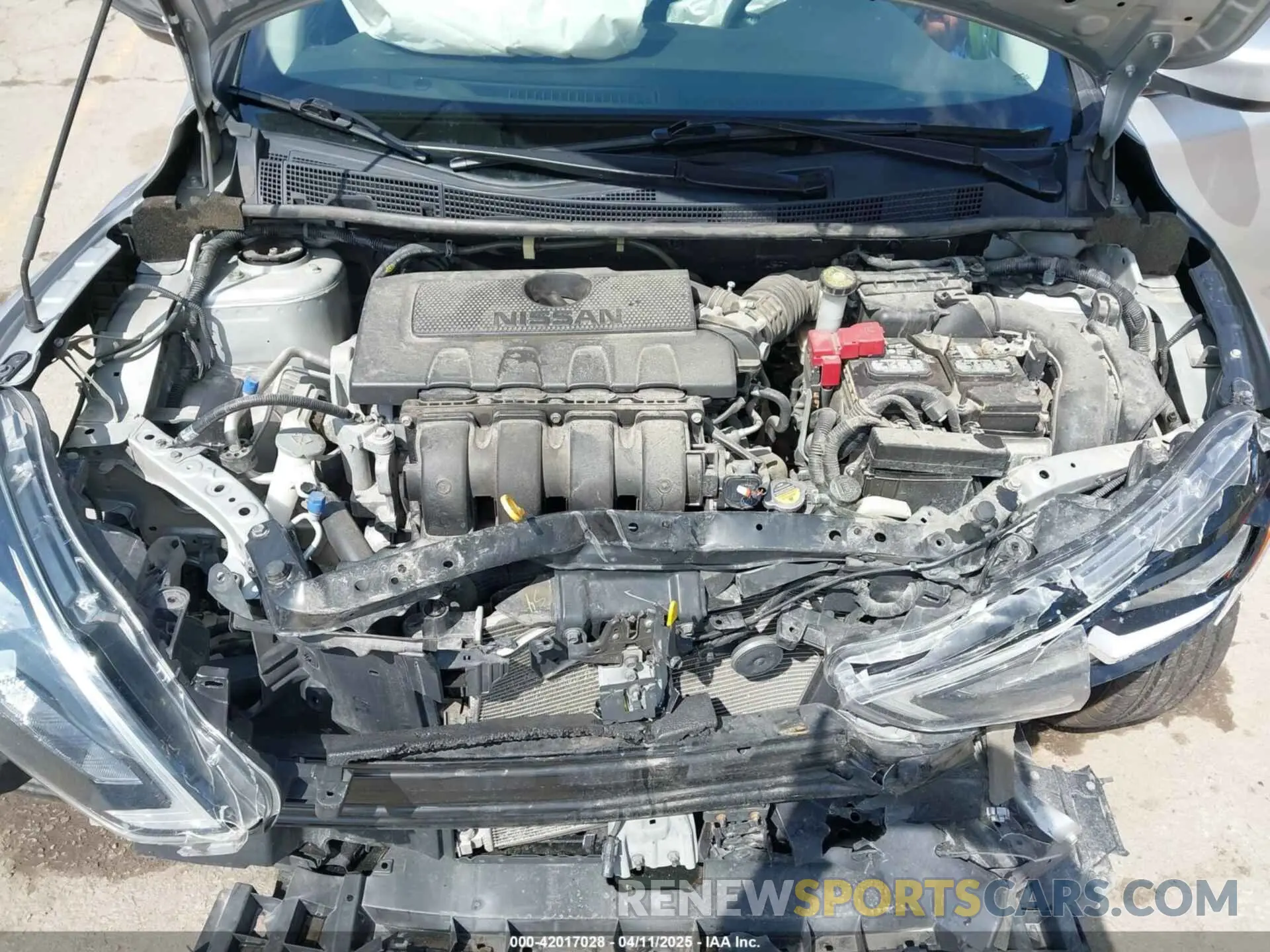 10 fotografías del automóvil dañado 3N1AB7AP0KY447619 NISSAN SENTRA 2019