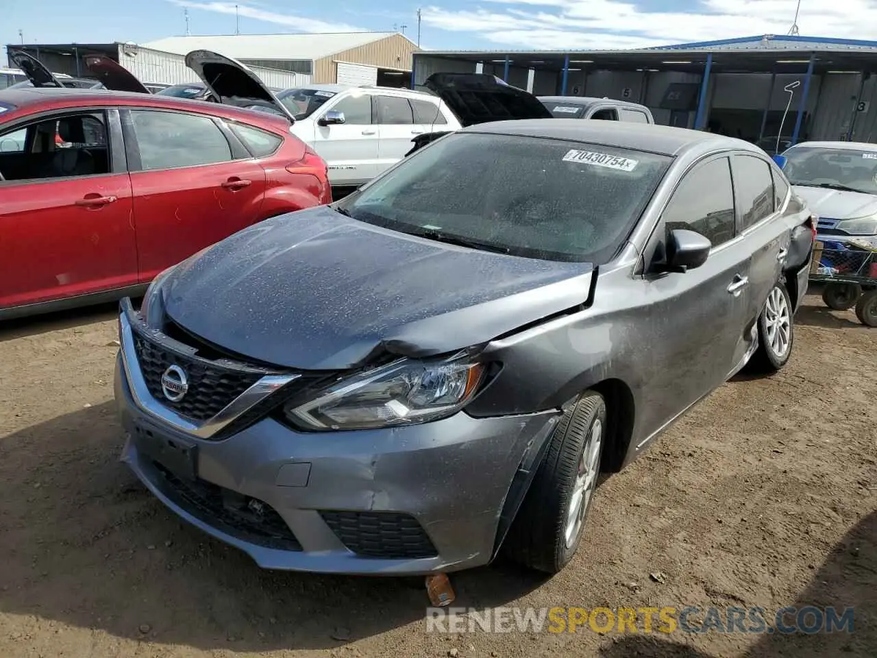1 fotografías del automóvil dañado 3N1AB7AP0KY450682 NISSAN SENTRA 2019